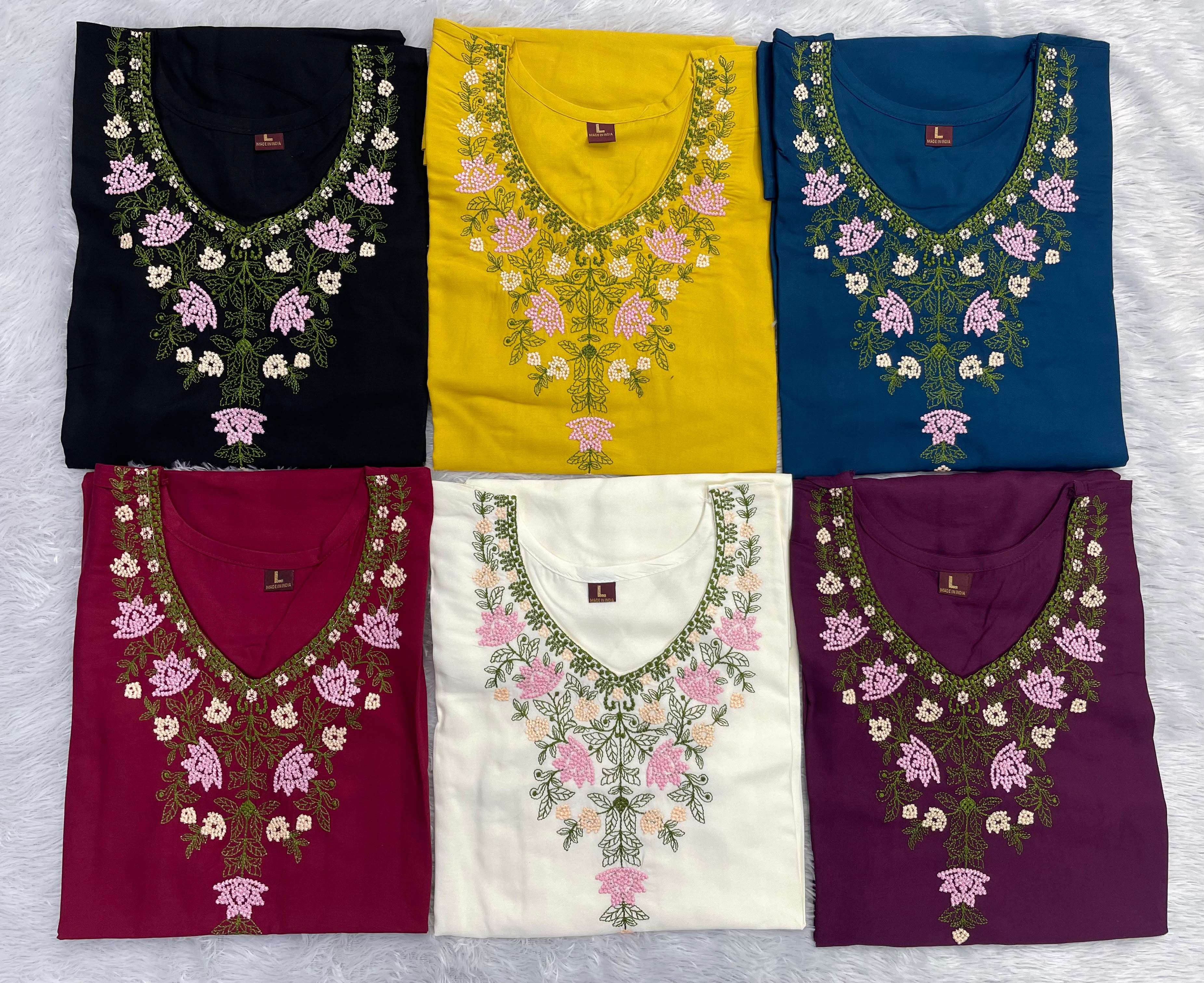 MF MINIMALIST COLLECTION RAYON FANCY PREETY LOOKS WORK LADIES TOP WITH PLAZZO PAIR 