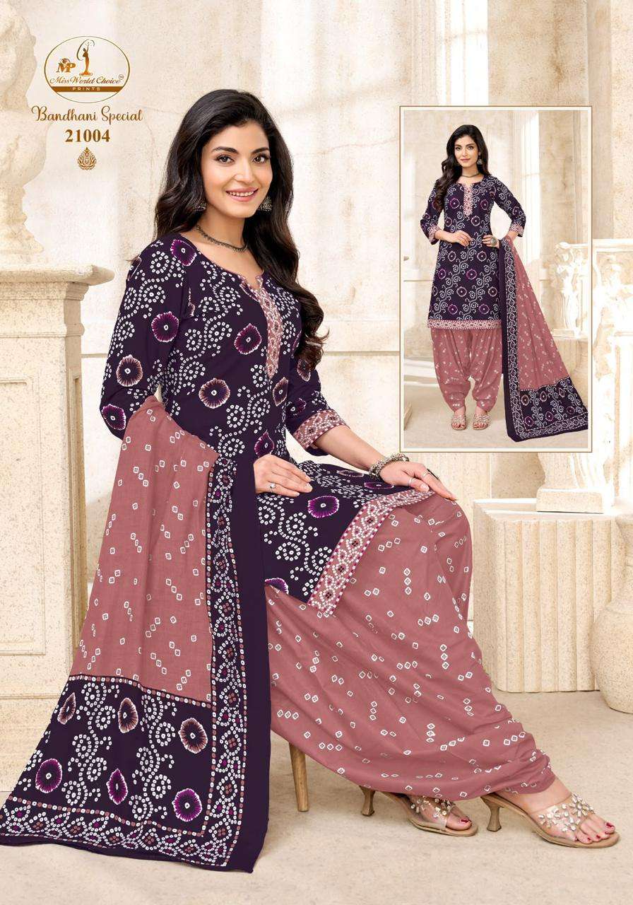 MISS WORLD CHOICE BANDHANI SPECIAL VOL 21 READY MADE COLLECTION 