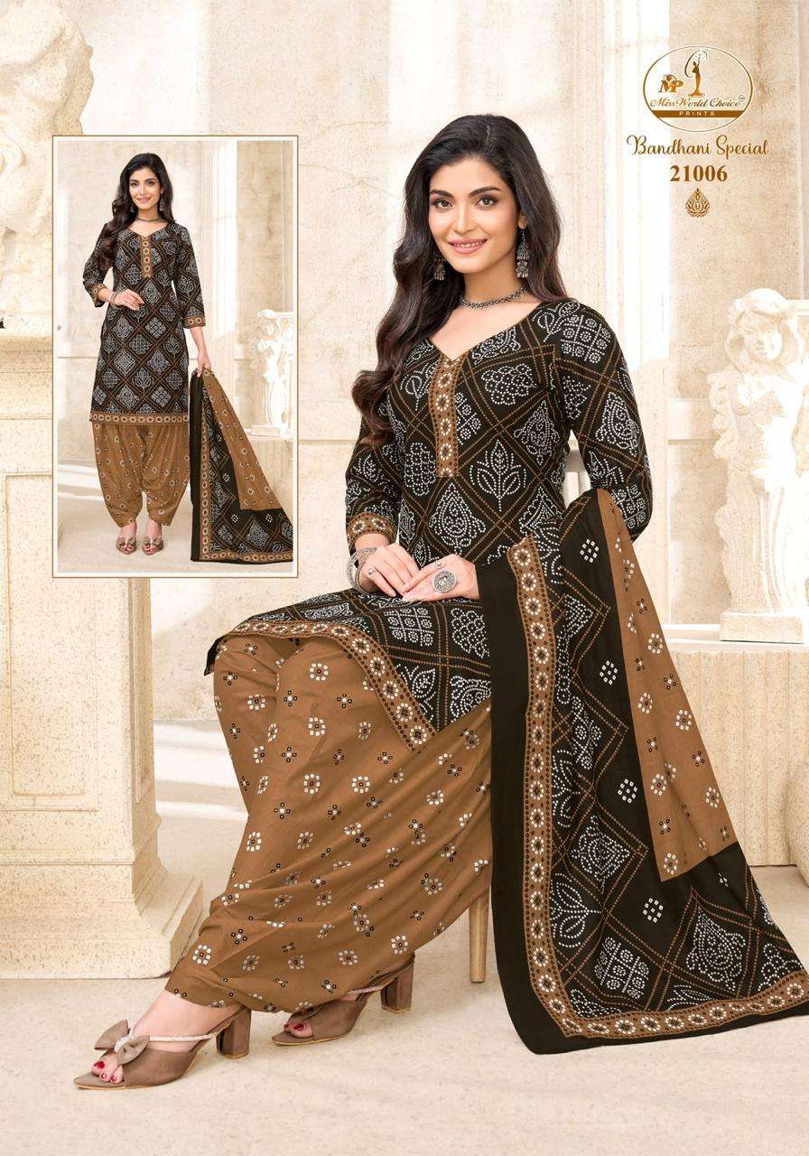 MISS WORLD CHOICE BANDHANI SPECIAL VOL 21 READY MADE COLLECTION 