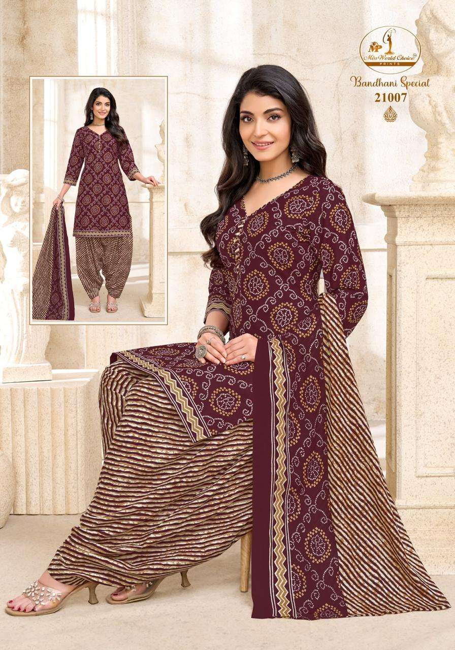 MISS WORLD CHOICE BANDHANI SPECIAL VOL 21 READY MADE COLLECTION 