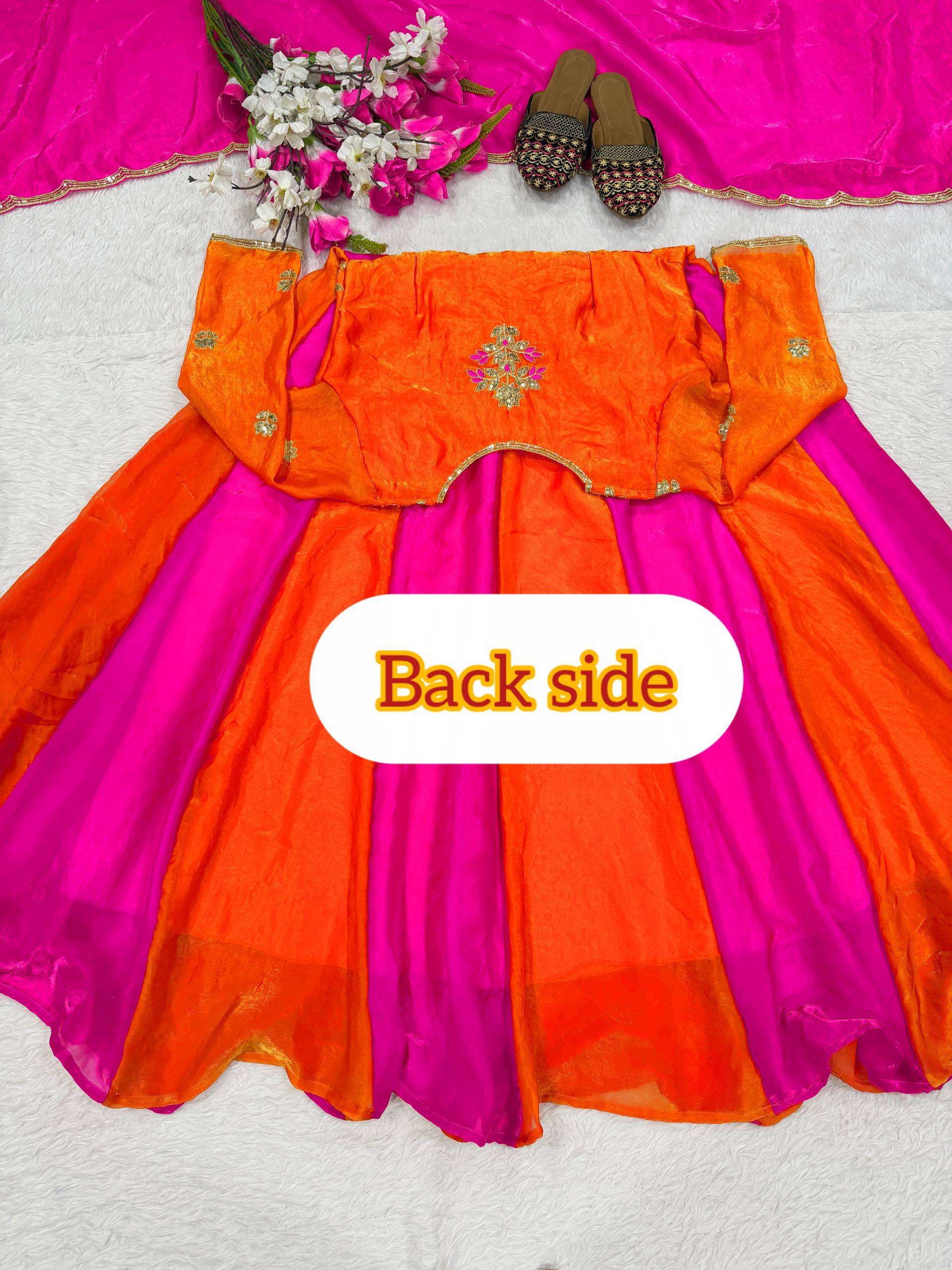 ND 5072 SILK BEAUTIFUL DESIGNER LOOK FUNCTION WEAR ANARKALI STYLE DRESS