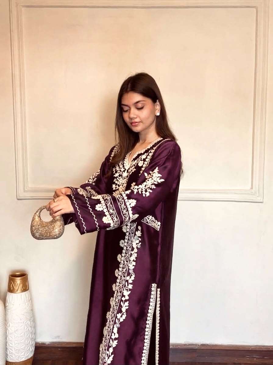 PD 1169 SATIN BEAUTIFUL DESIGNER LOOK PAKISTANI STYLE FUNCTION WEAR SUIT