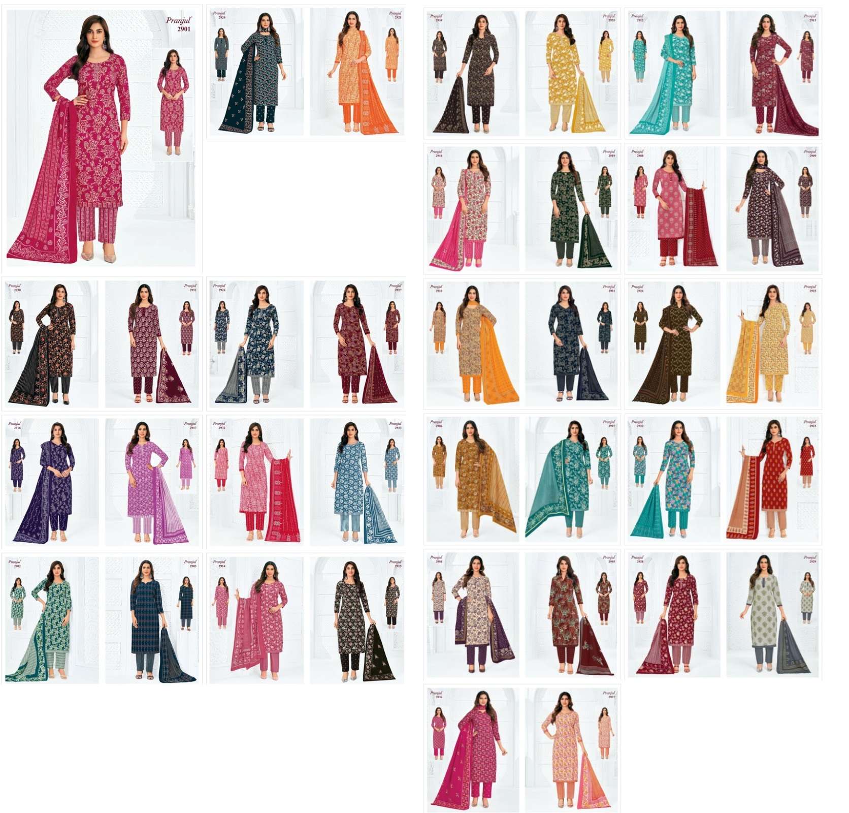 PRANJUL FASHION PRIYANKA VOL 29 COTTON JAIPURI PRINTED SALWAR SUIT
