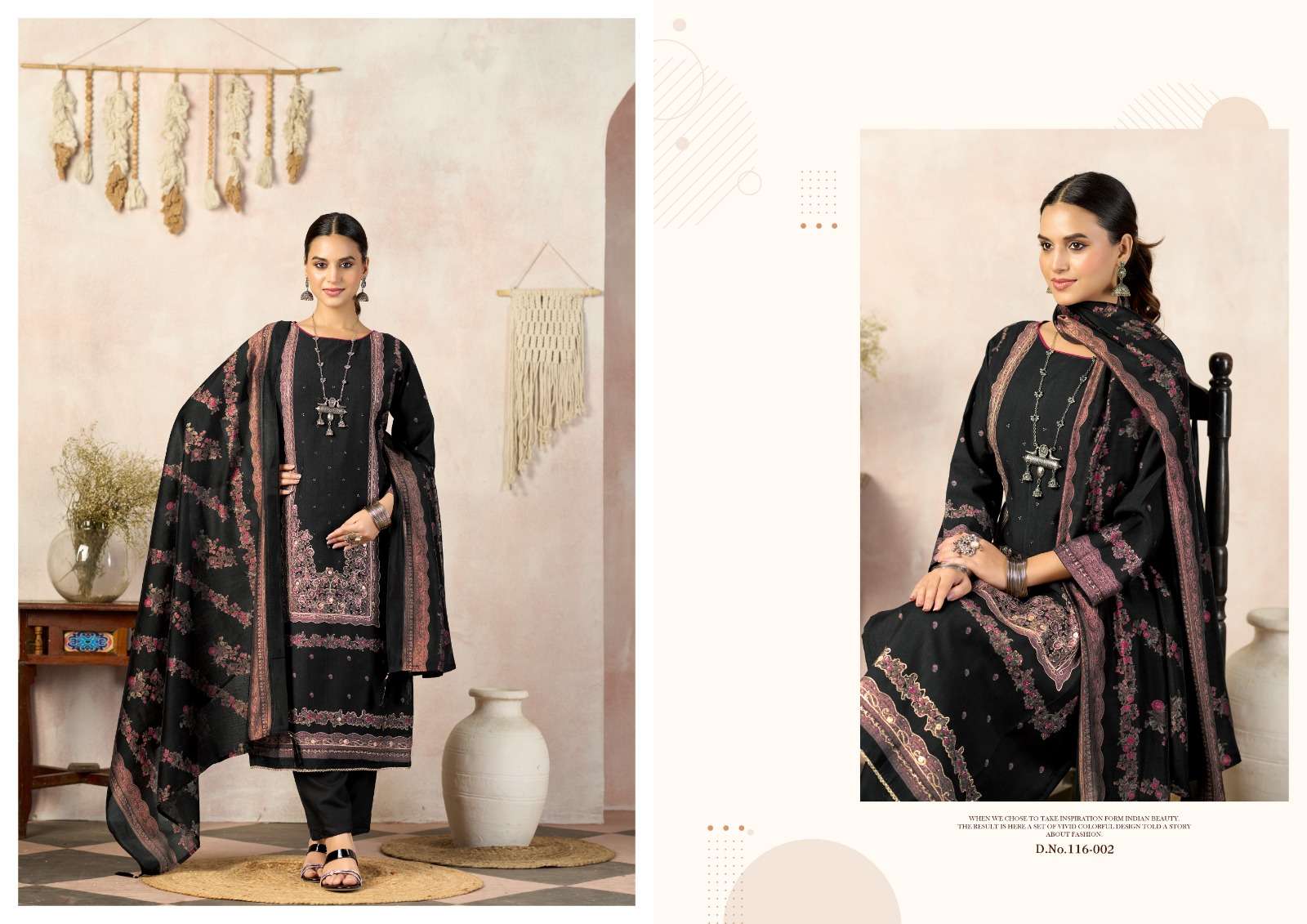 RADHIKA FASHION AZARA CLASSIC TOUCH VOL 5 VISCOSE FANCY WORKS LADIES SUIT