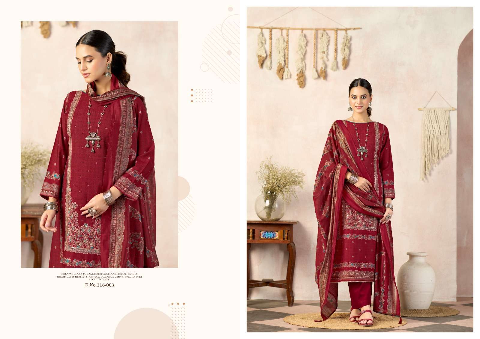 RADHIKA FASHION AZARA CLASSIC TOUCH VOL 5 VISCOSE FANCY WORKS LADIES SUIT