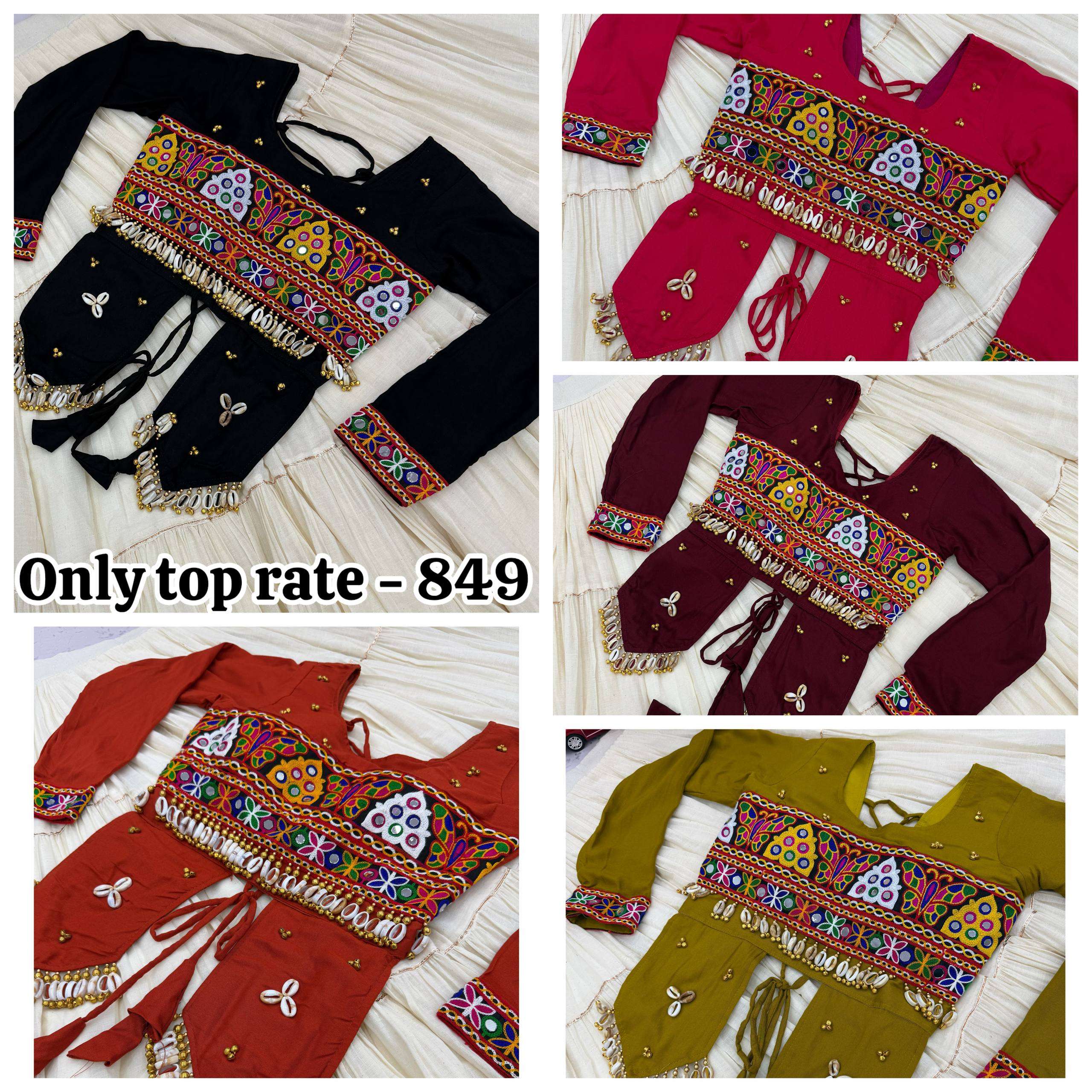 RAM 189 COTTON TRADITIONAL DESIGNER WORK SPECIAL NAVRATRI WEAR LEHENGA CHOLI COLLECTION 