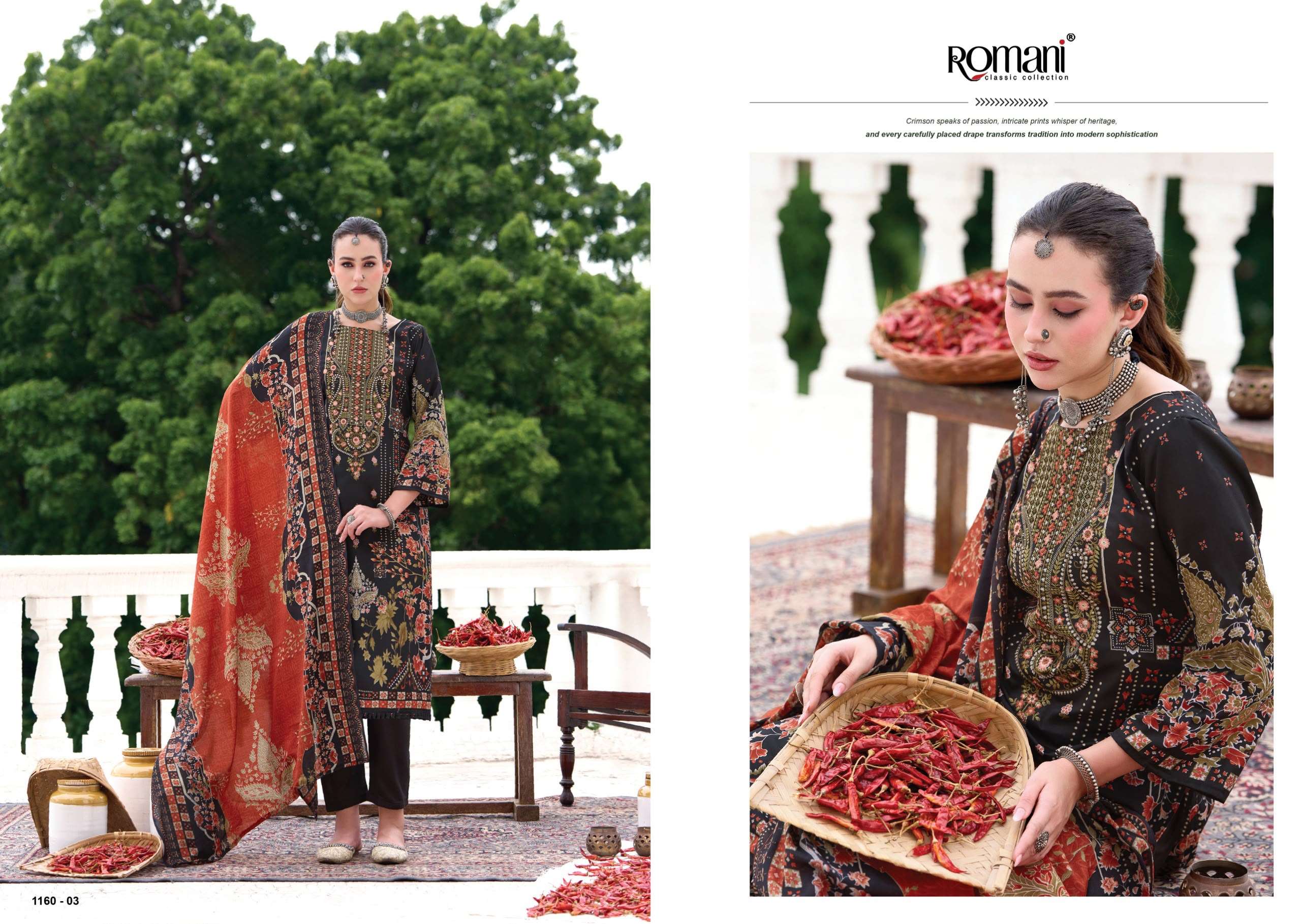 ROMANI AARZU VOL 36 COTTON DIGITAL PRINT WITH FANCY EMBROIDERY WORK SUIT
