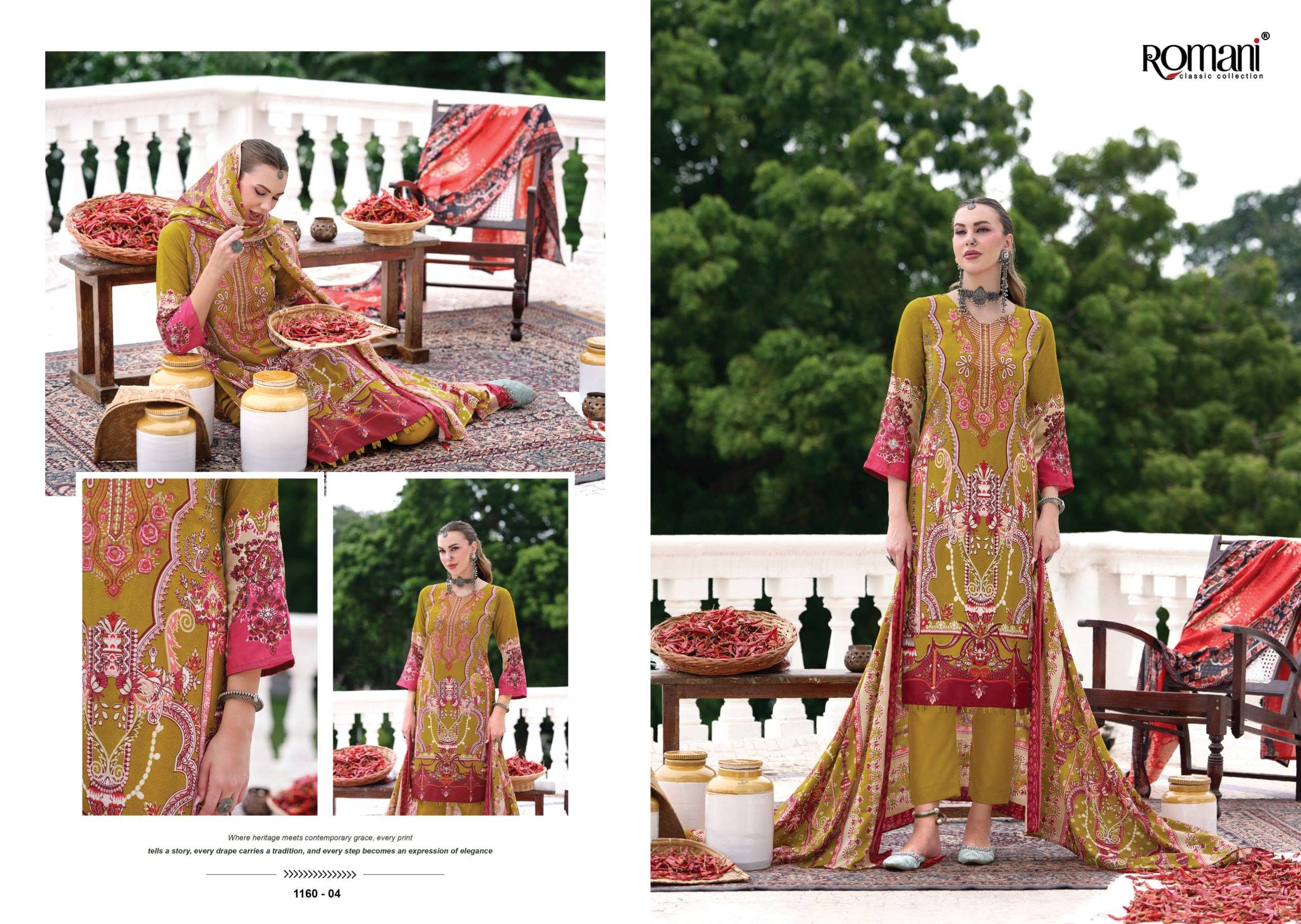 ROMANI AARZU VOL 36 COTTON DIGITAL PRINT WITH FANCY EMBROIDERY WORK SUIT