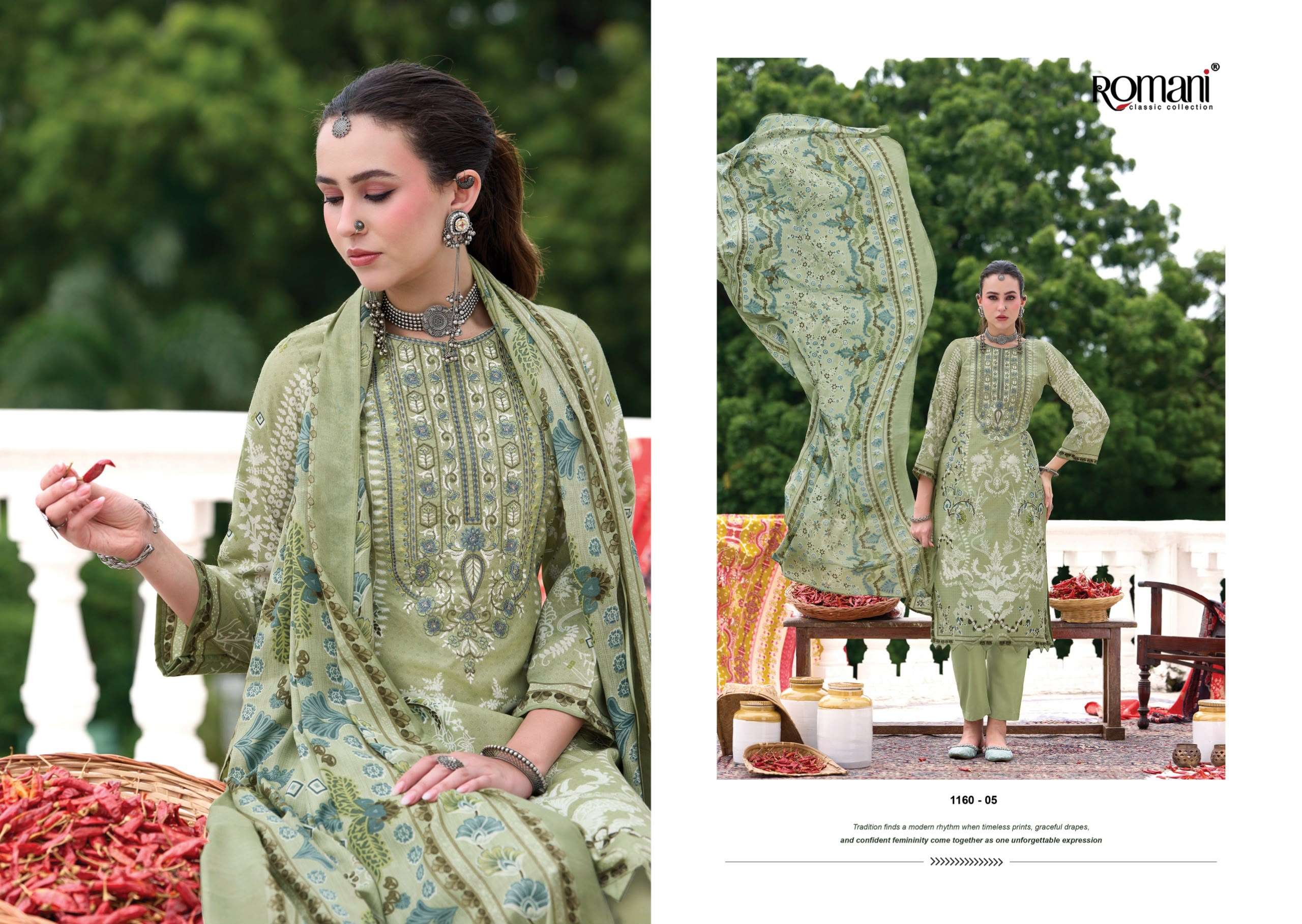 ROMANI AARZU VOL 36 COTTON DIGITAL PRINT WITH FANCY EMBROIDERY WORK SUIT