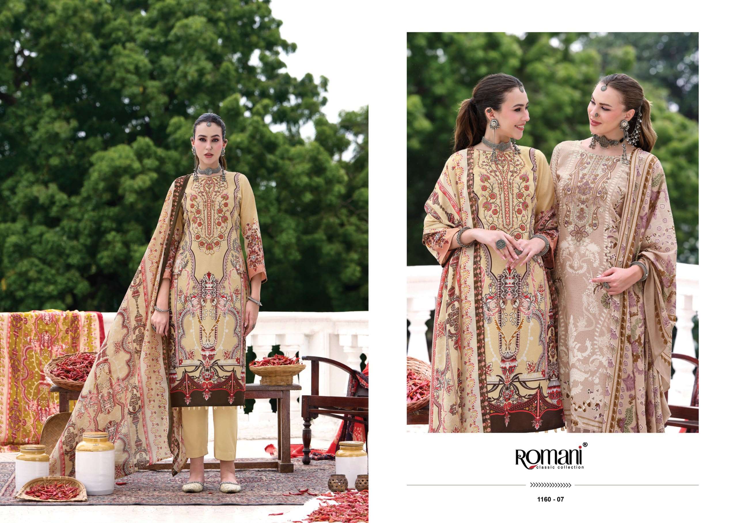 ROMANI AARZU VOL 36 COTTON DIGITAL PRINT WITH FANCY EMBROIDERY WORK SUIT