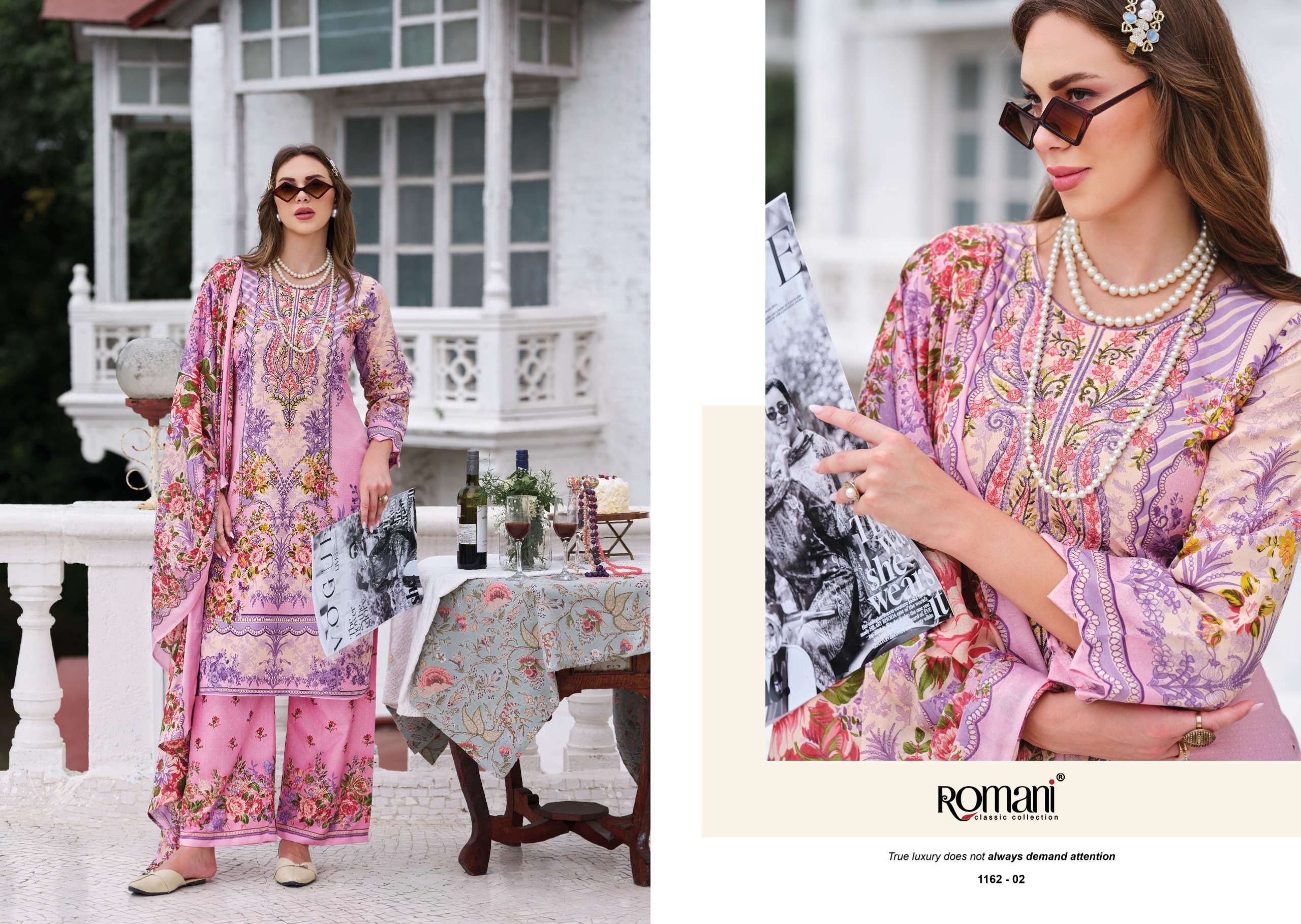 ROMANI MAHIRA VOL11 COTTON DIGITAL PRINTS WITH FANCY WORK SUIT