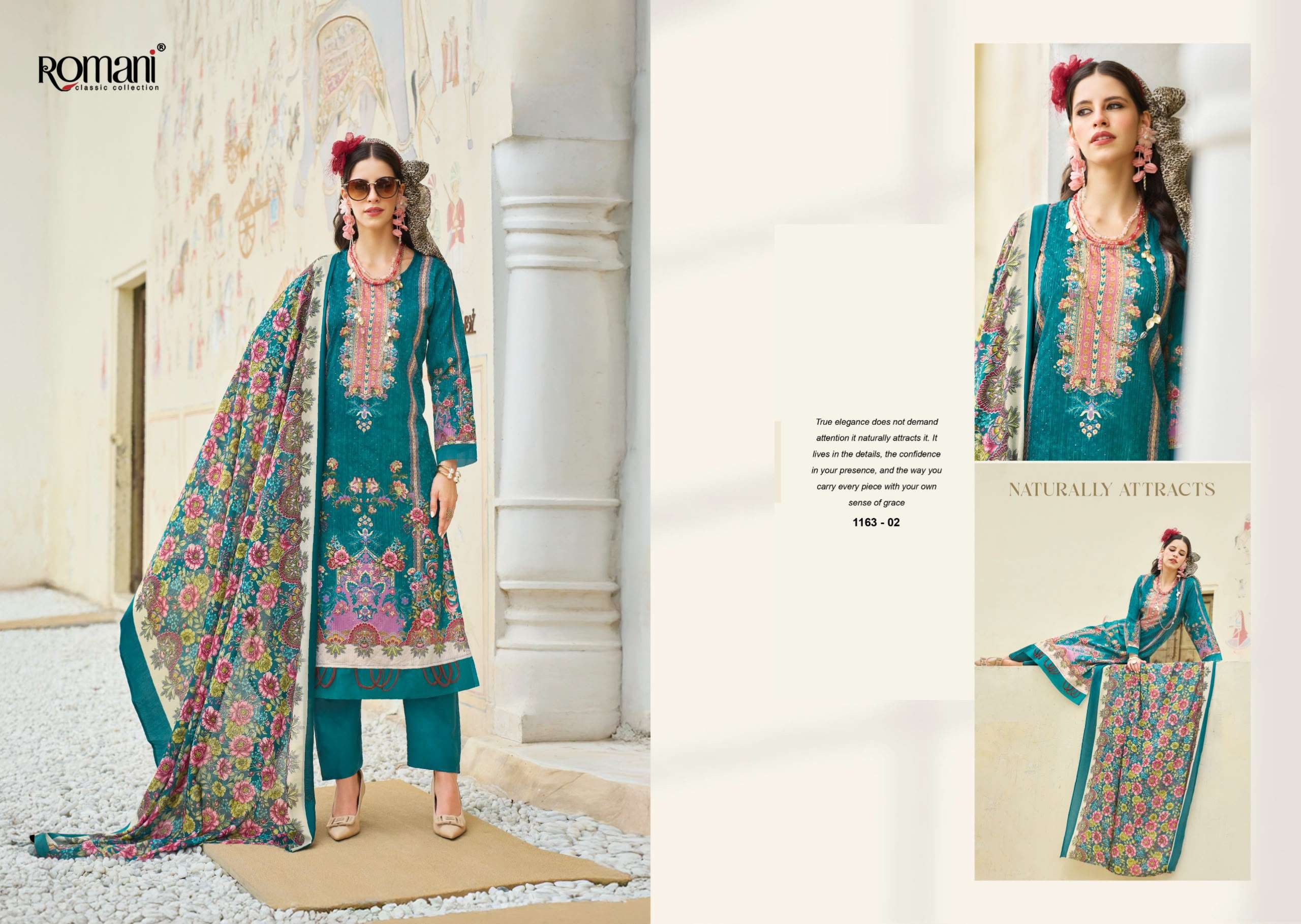 ROMANI NAFISA VOL 3 COTTON DIGITAL PRINTS WITH FANCY WORK SALWAR SUIT