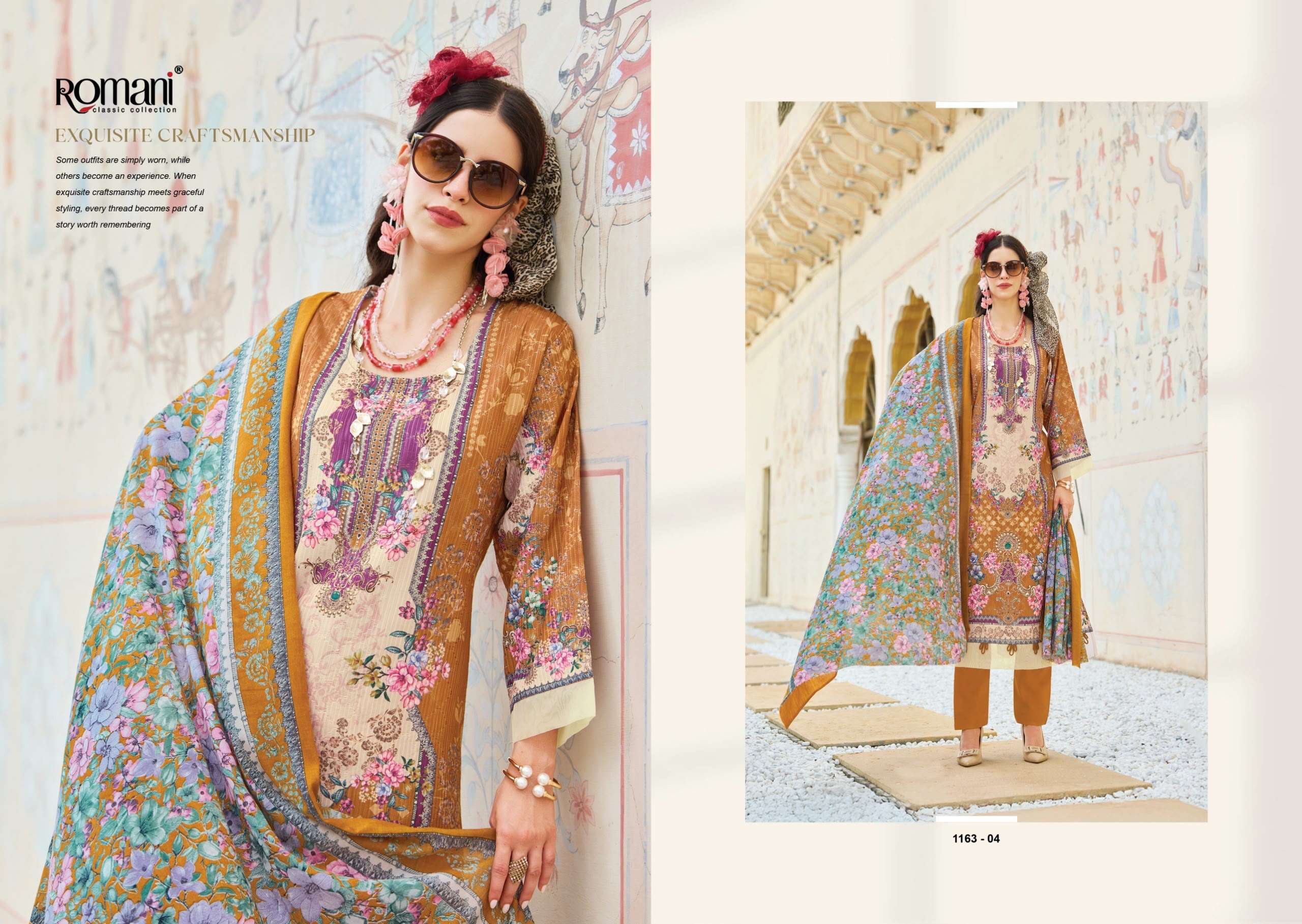 ROMANI NAFISA VOL 3 COTTON DIGITAL PRINTS WITH FANCY WORK SALWAR SUIT