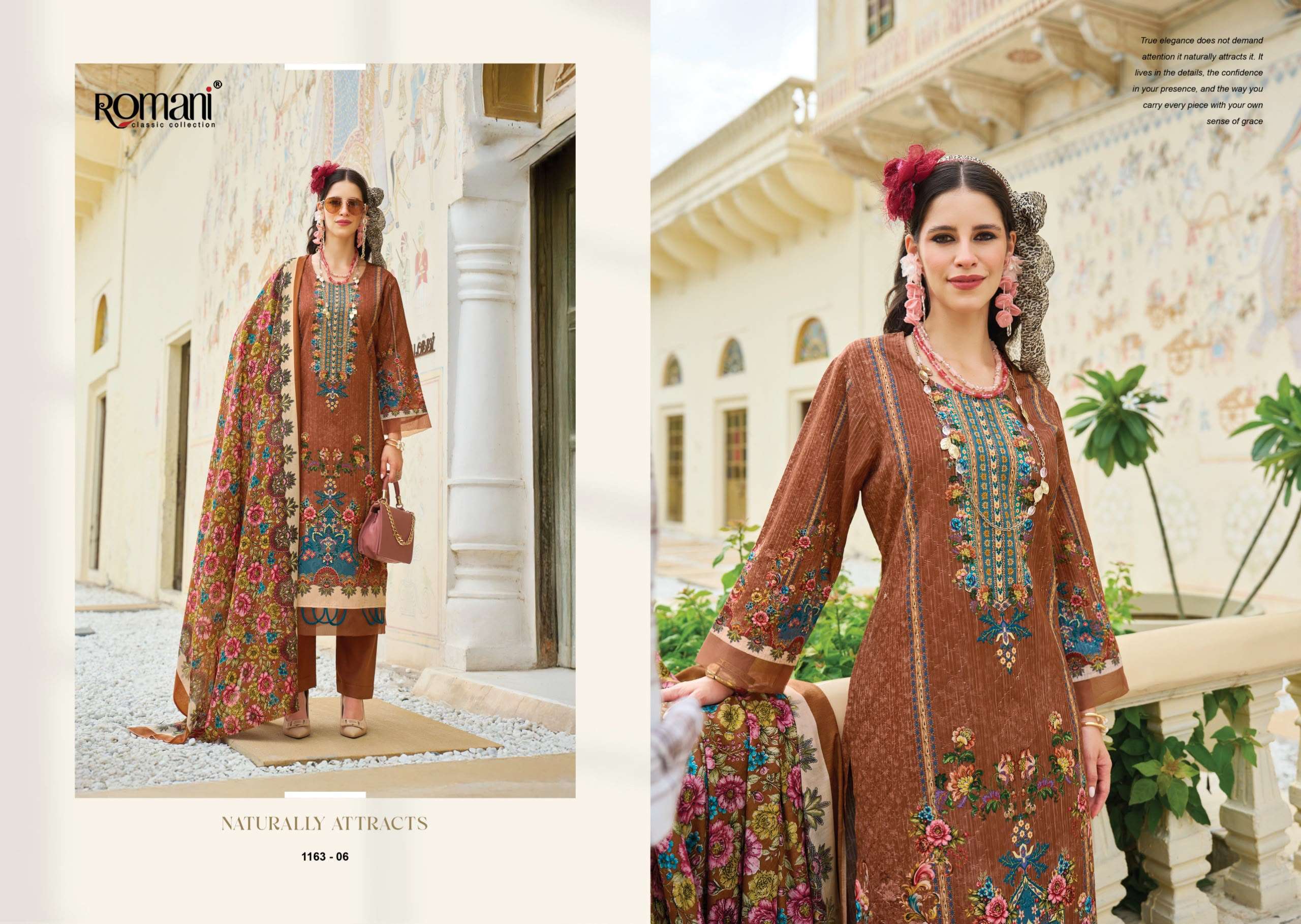 ROMANI NAFISA VOL 3 COTTON DIGITAL PRINTS WITH FANCY WORK SALWAR SUIT