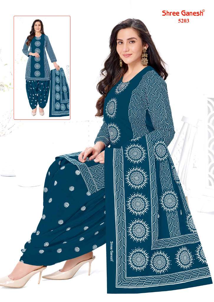 SHREE GANESH HANSIKA VOL 32 COTTON PRINTED PATIYALA SALWAR SUIT 