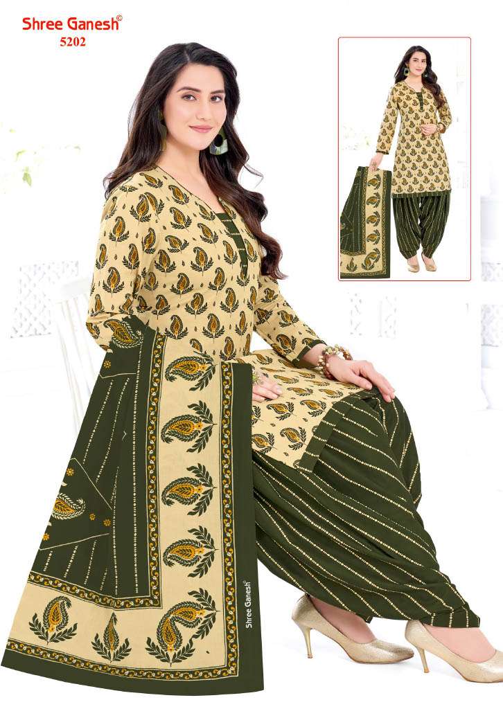 SHREE GANESH HANSIKA VOL 32 COTTON PRINTED PATIYALA SALWAR SUIT 