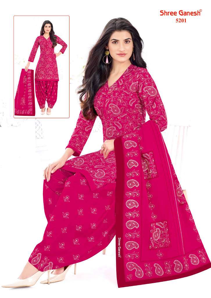 SHREE GANESH HANSIKA VOL 32 COTTON PRINTED PATIYALA SALWAR SUIT 