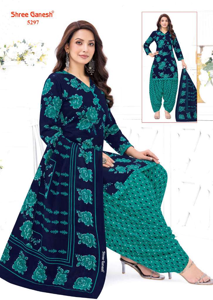 SHREE GANESH HANSIKA VOL 32 COTTON PRINTED PATIYALA SALWAR SUIT 