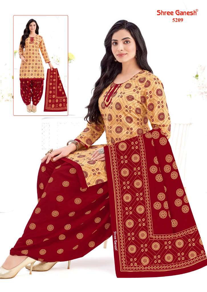 SHREE GANESH HANSIKA VOL 32 COTTON PRINTED PATIYALA SALWAR SUIT 