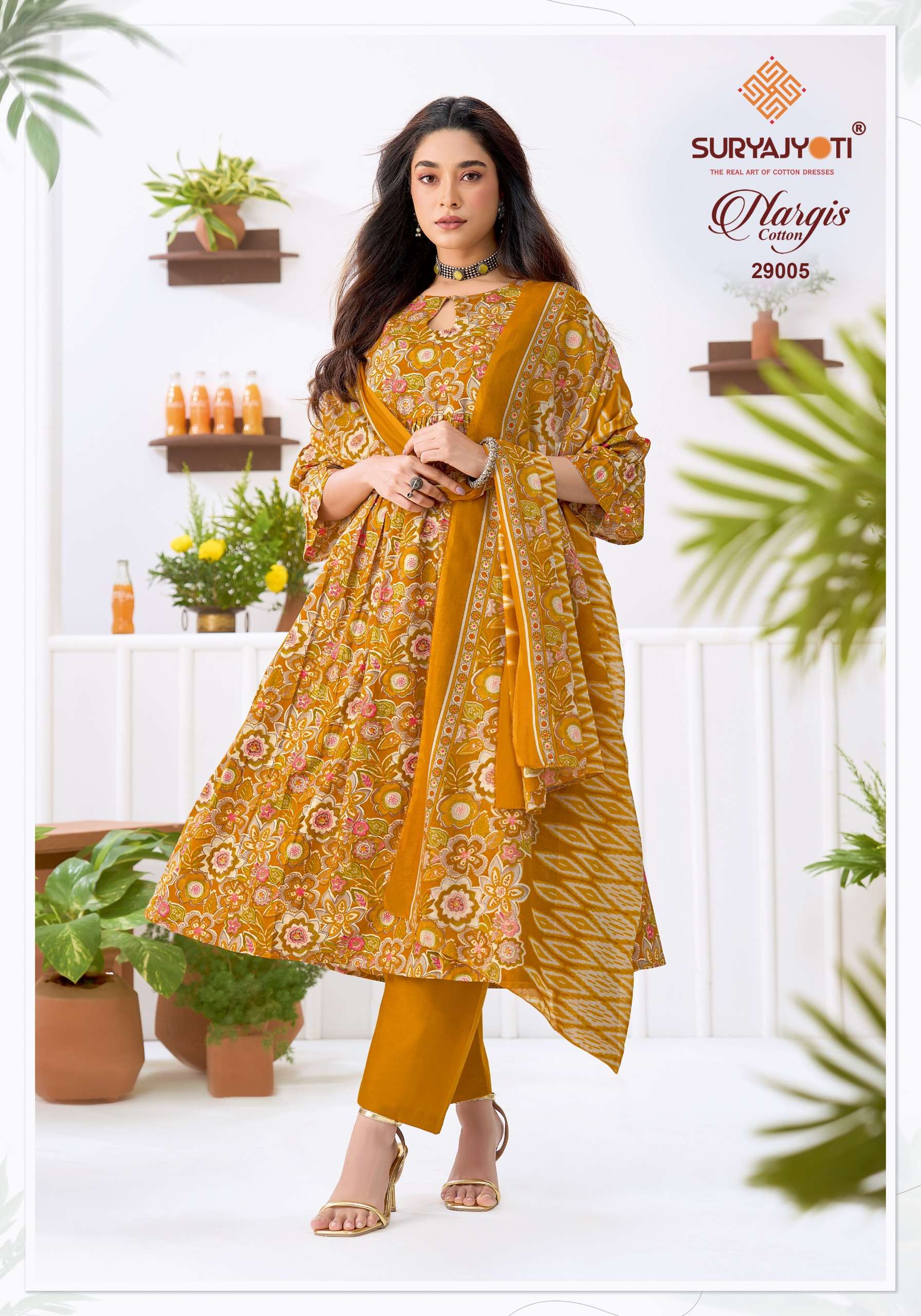 SURYAJYOTI NARGIS VOL 29 COTTON PRINTED WORKS LADIES SALWAR SUIT