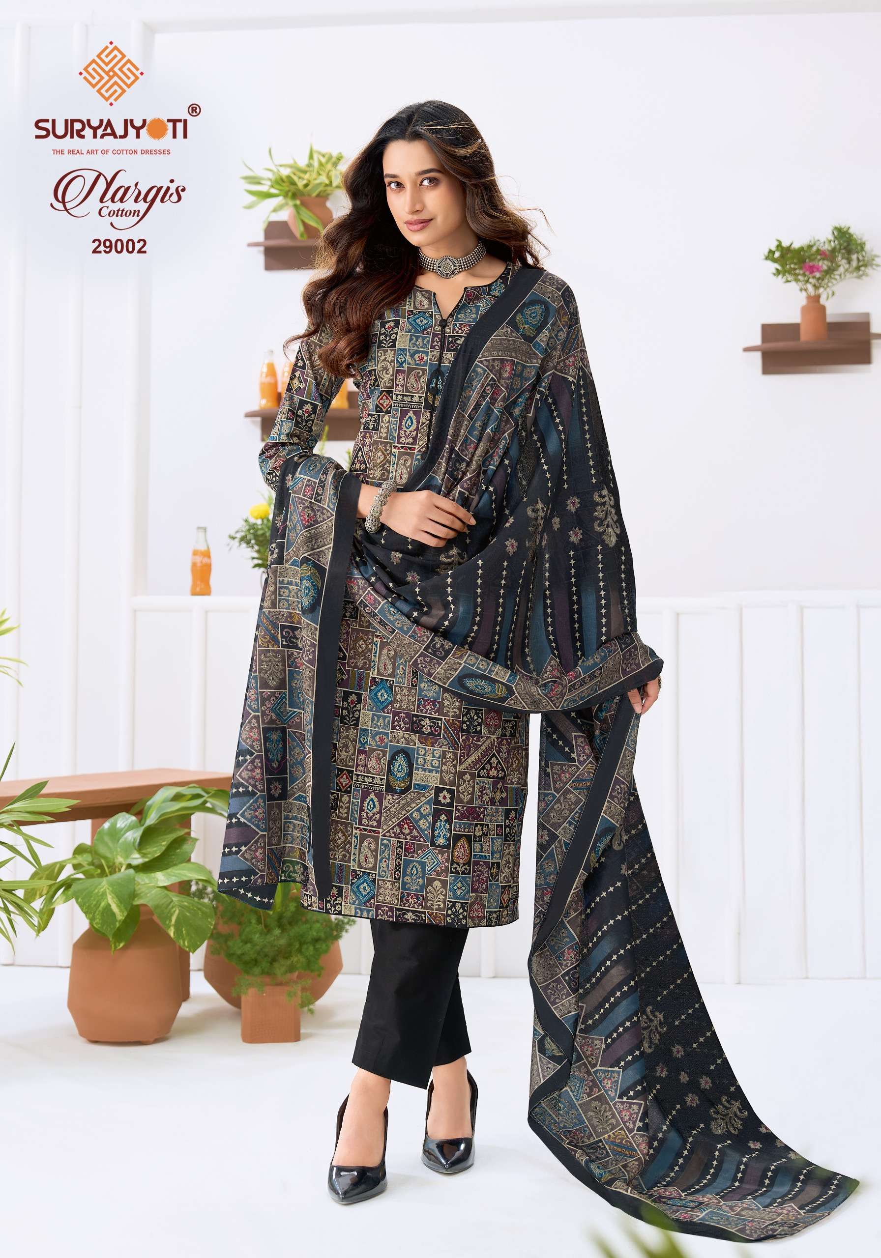 SURYAJYOTI NARGIS VOL 29 COTTON PRINTED WORKS LADIES SALWAR SUIT