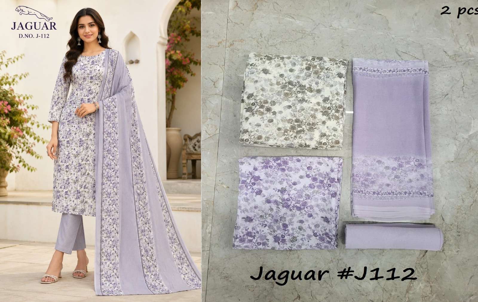 VISHWAM FABRICS JAGUAR VOL 3 CREPE DIGITAL PRINT UNSTITCH DRESS MATERIAL 