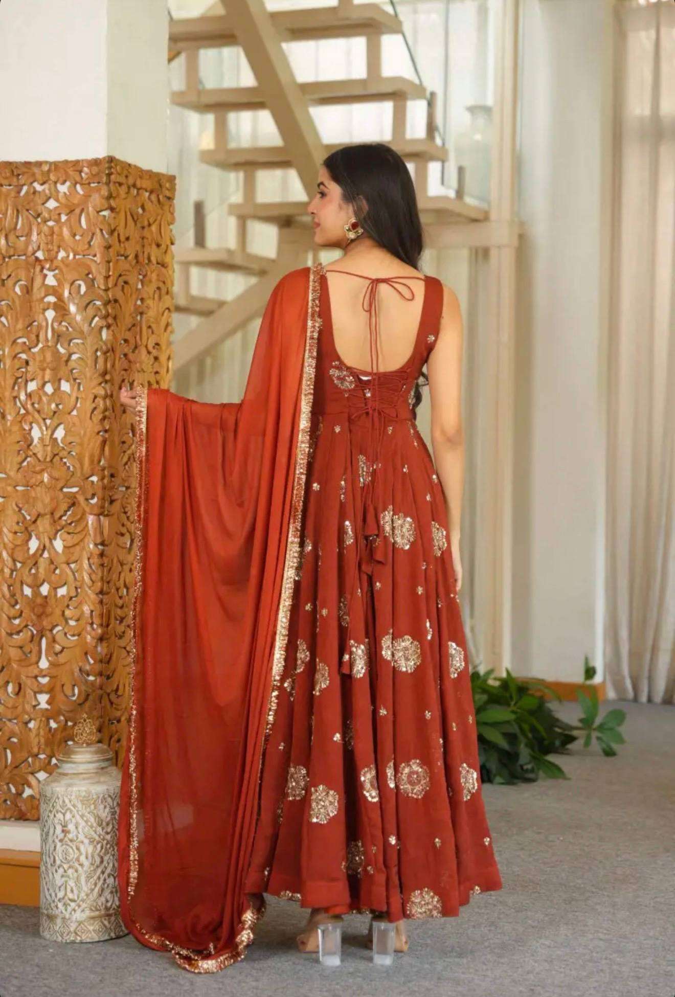 ZSR 3189 CRUSH FABRIC PREETY LOOK DESIGNER LADIES ETHNIC WEAR SUIT