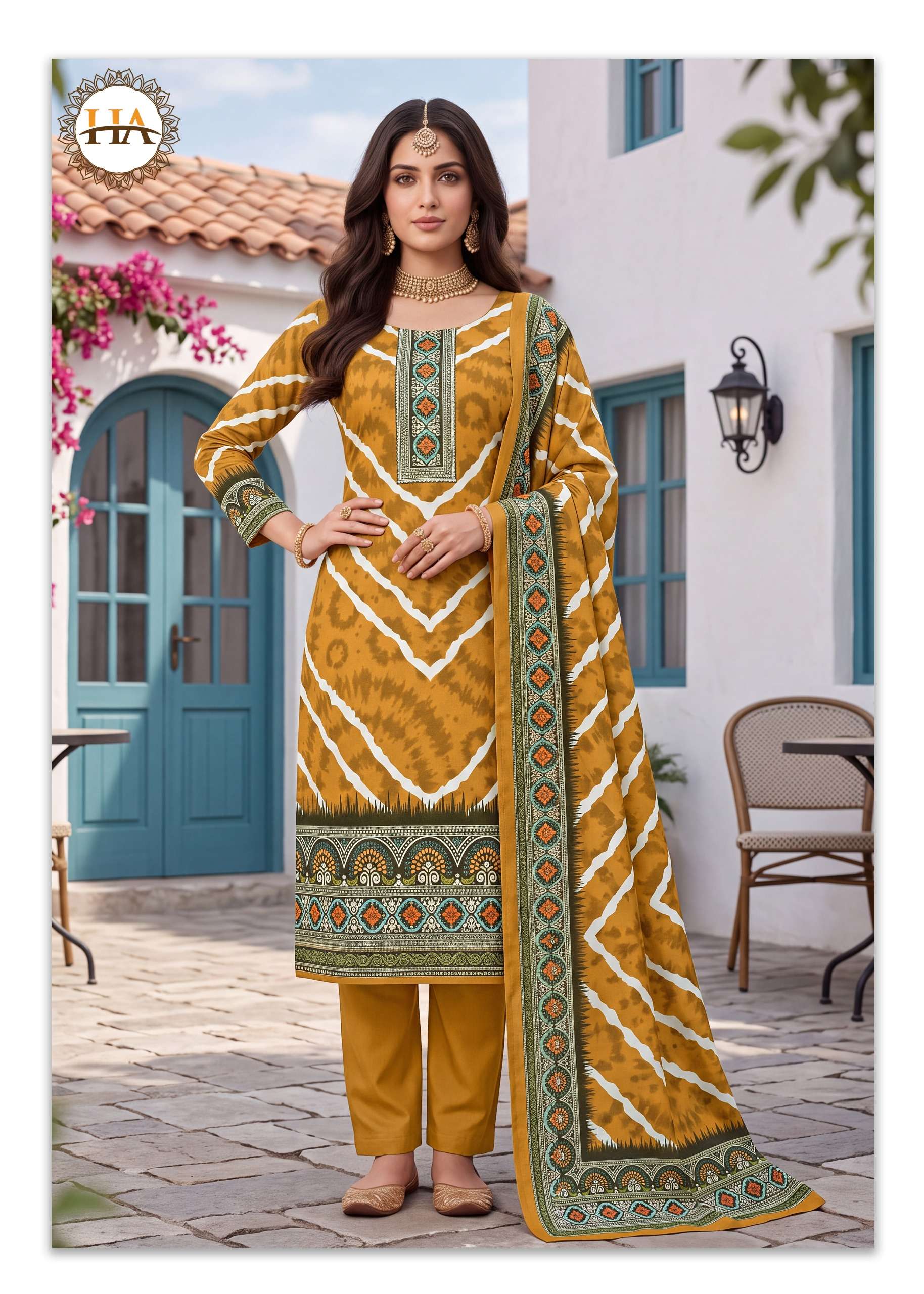 ALOK SUITS GULRIZA PASHMINA DIGITAL PRINT WITH SWAROVSKI WORK SUIT