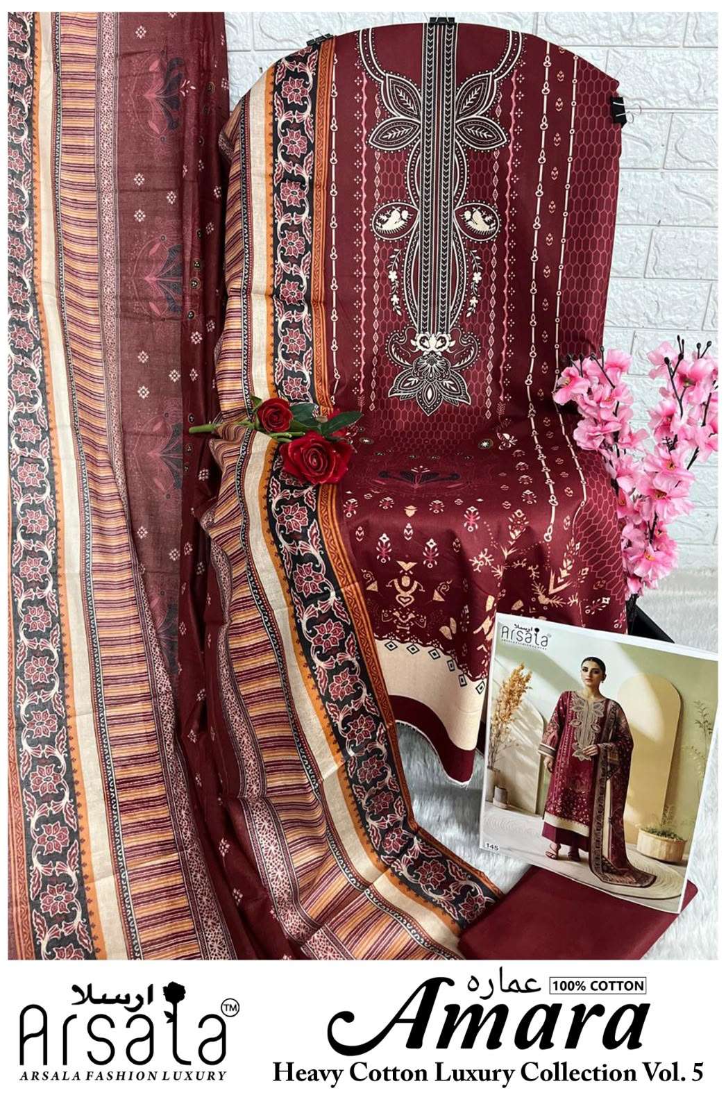ARSALA FASHION LUXURY AMARA HEAVY COTTON LUXURY COLLECTION VOL 5