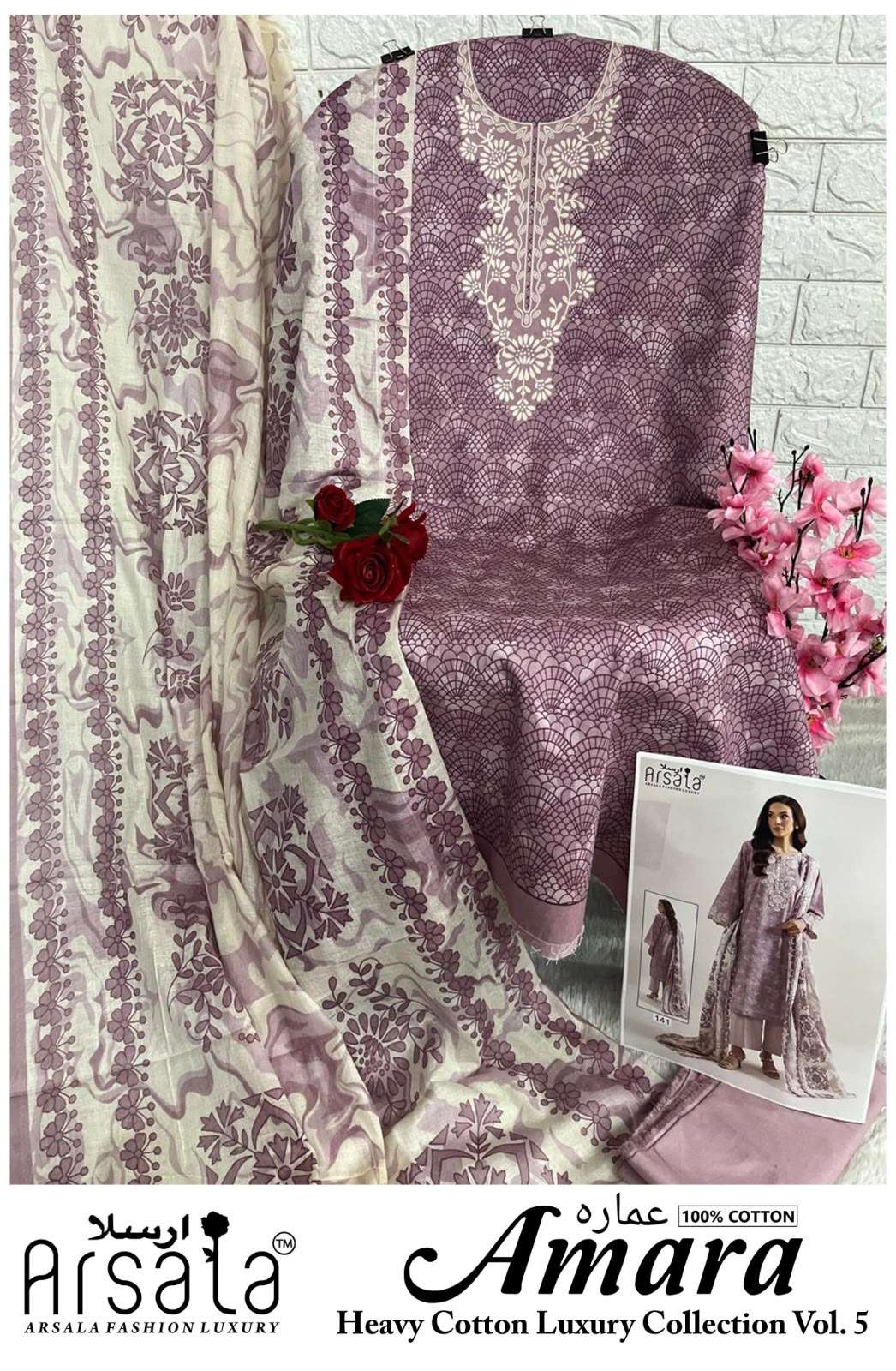 ARSALA FASHION LUXURY AMARA HEAVY COTTON LUXURY COLLECTION VOL 5