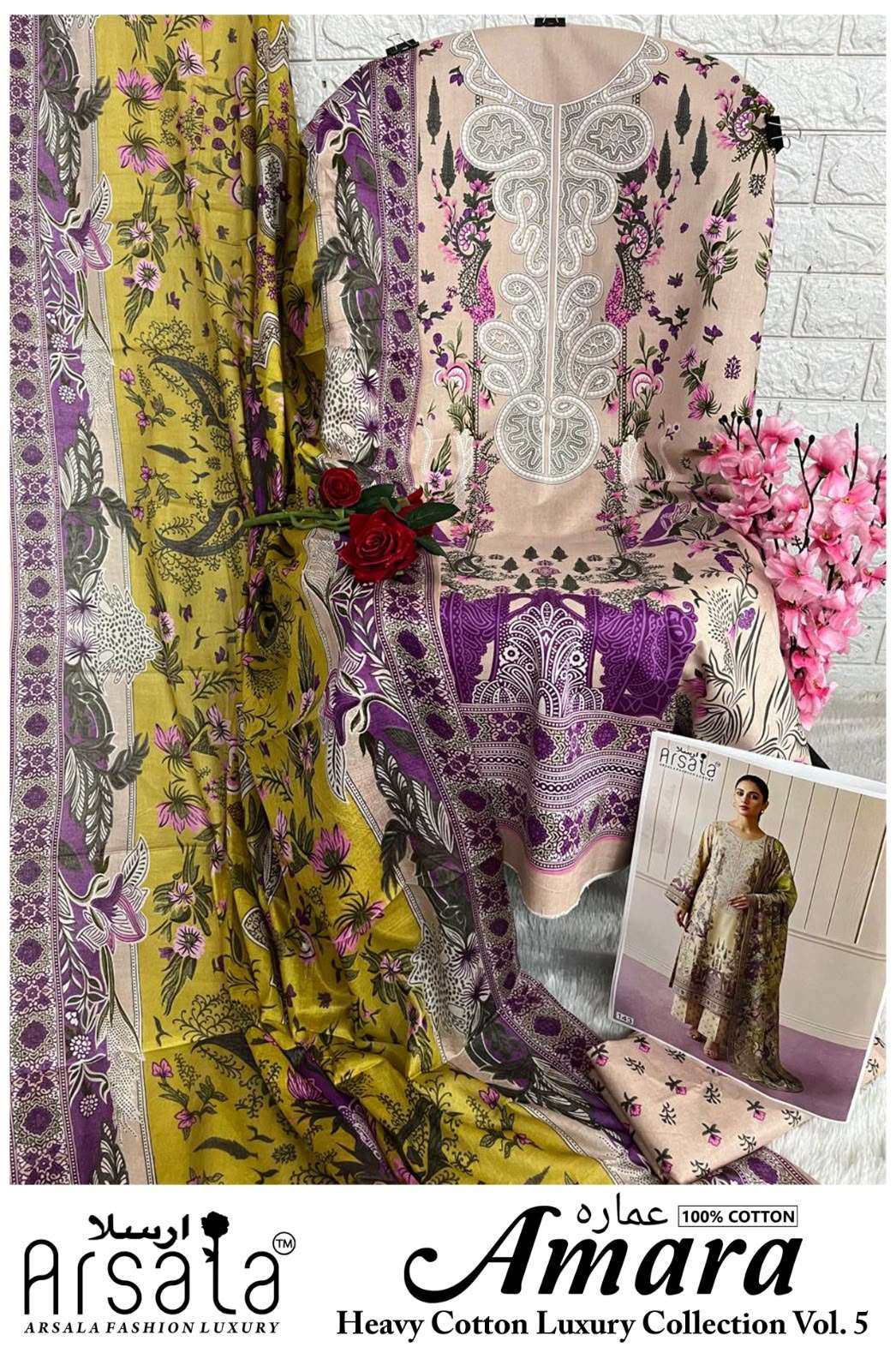 ARSALA FASHION LUXURY AMARA HEAVY COTTON LUXURY COLLECTION VOL 5