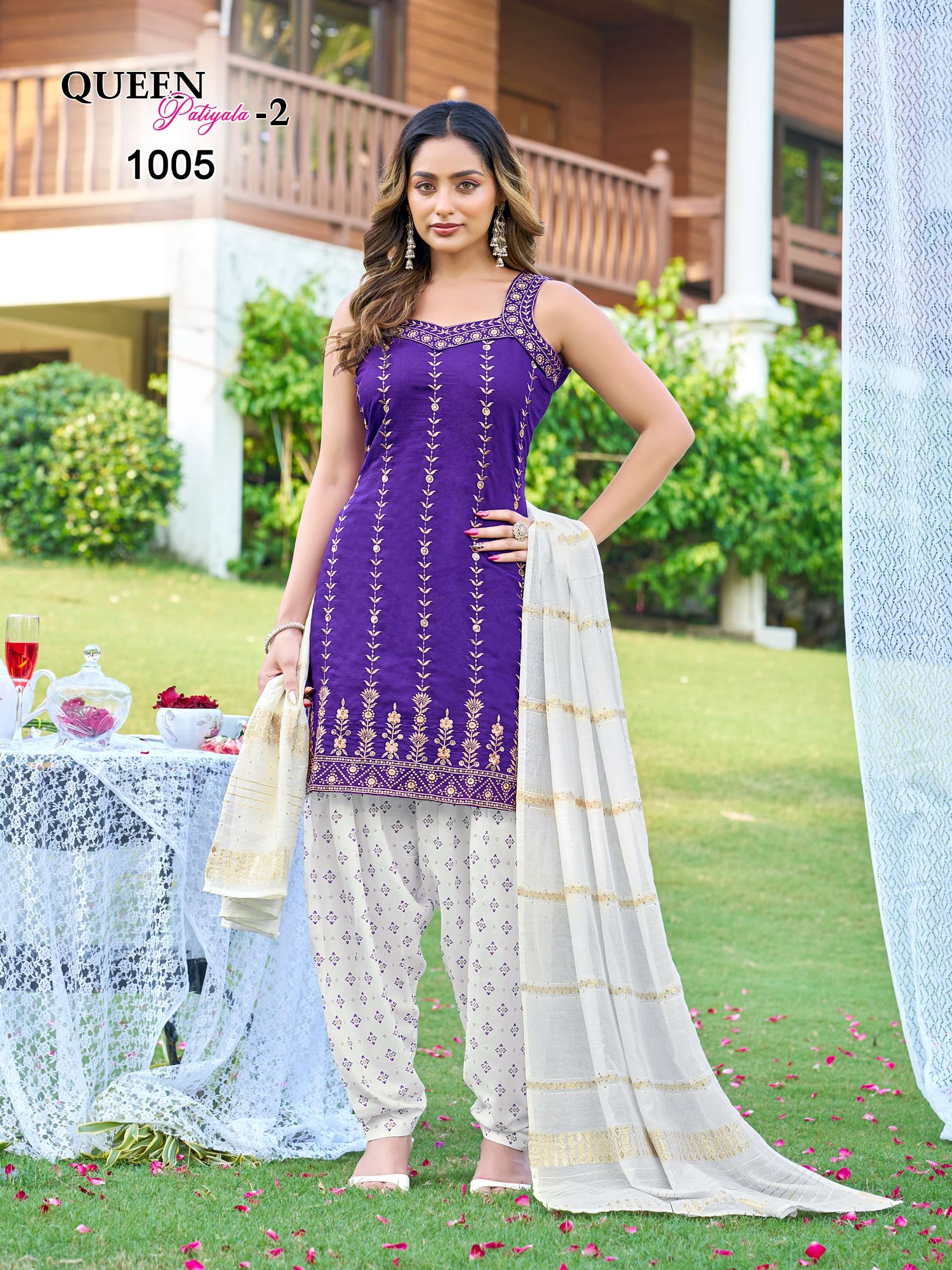 BANWERY FASHION QUEEN PATIYALA VOL 2 FANCY DESIGNER WORKED FUNCTION WEAR LADIES SUIT