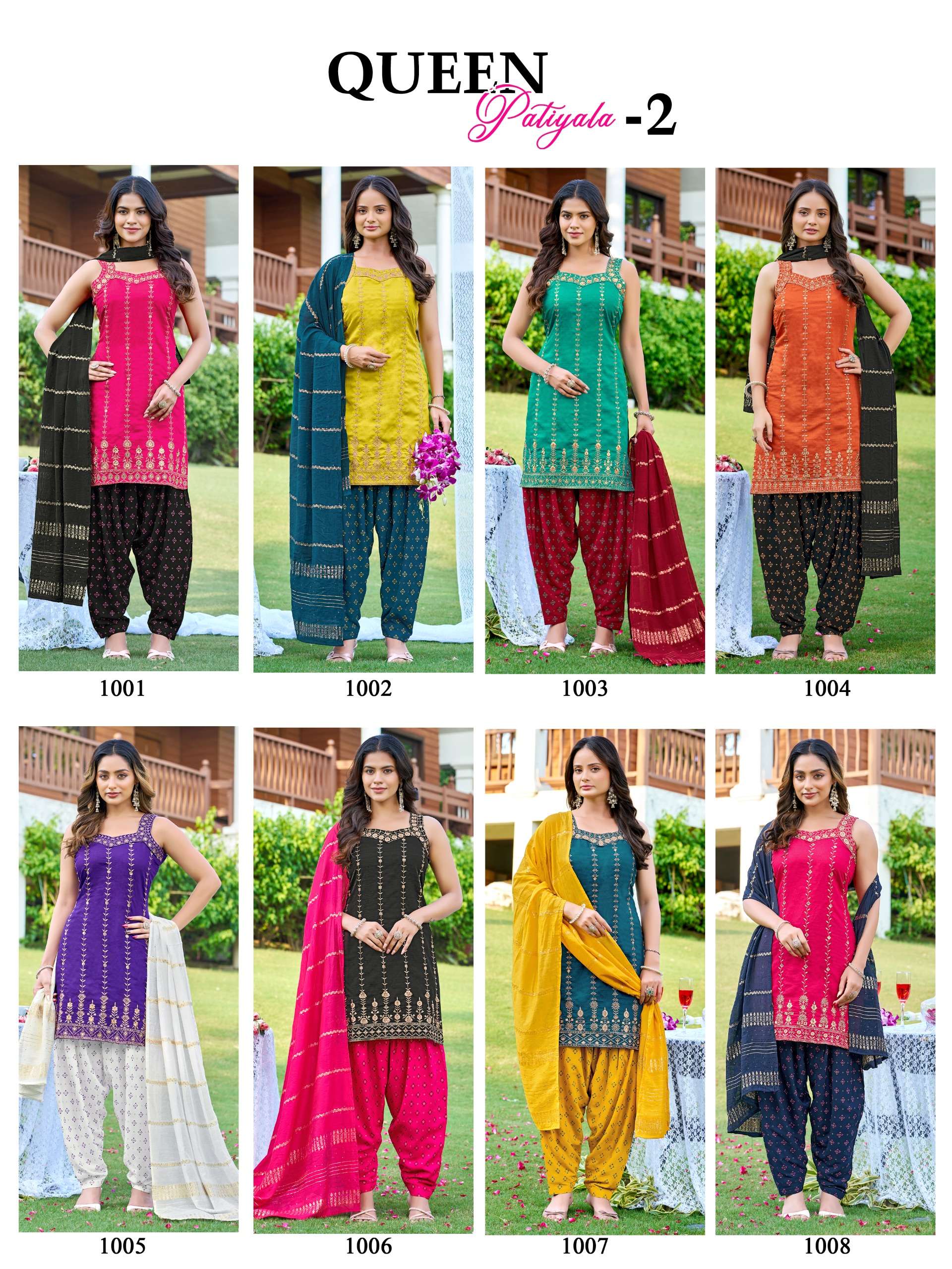 BANWERY FASHION QUEEN PATIYALA VOL 2 FANCY DESIGNER WORKED FUNCTION WEAR LADIES SUIT