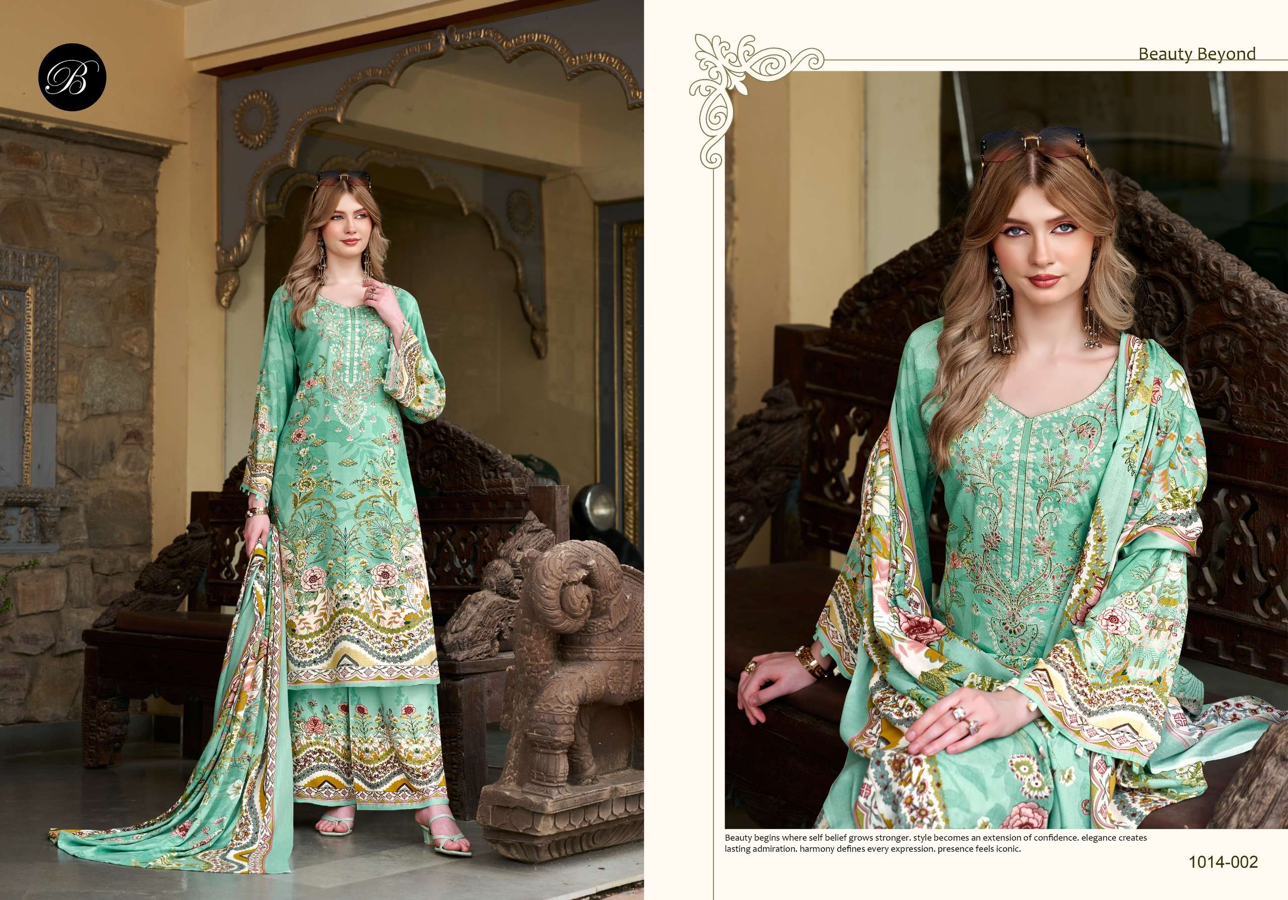 BELLIZA DESIGNER STUDIO DILKHUSH VOL 7 VISCOSE DIGITAL PRINTS WITH FANCY WORK SUIT 