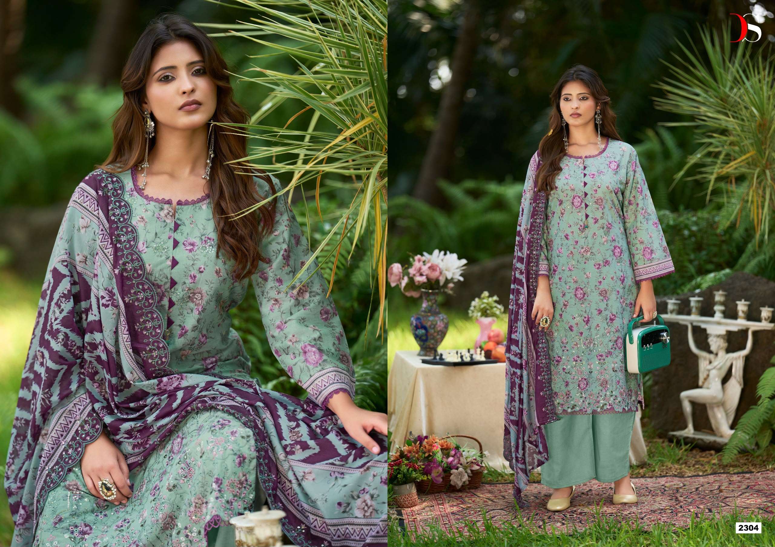 DEEPSY SUITS BIN SAEED LAWN COLLECTION VOL 23 COTTON EMBROIDERED DESIGNER PAKISTANI SUIT