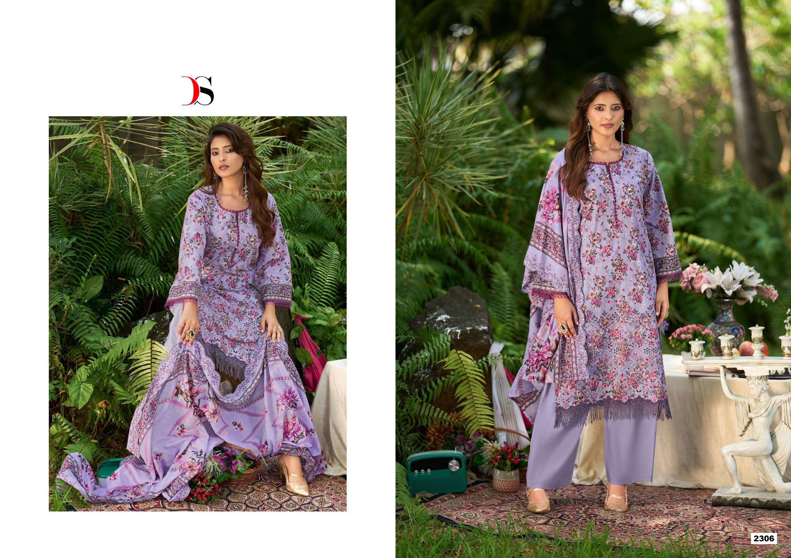 DEEPSY SUITS BIN SAEED LAWN COLLECTION VOL 23 COTTON EMBROIDERED DESIGNER PAKISTANI SUIT