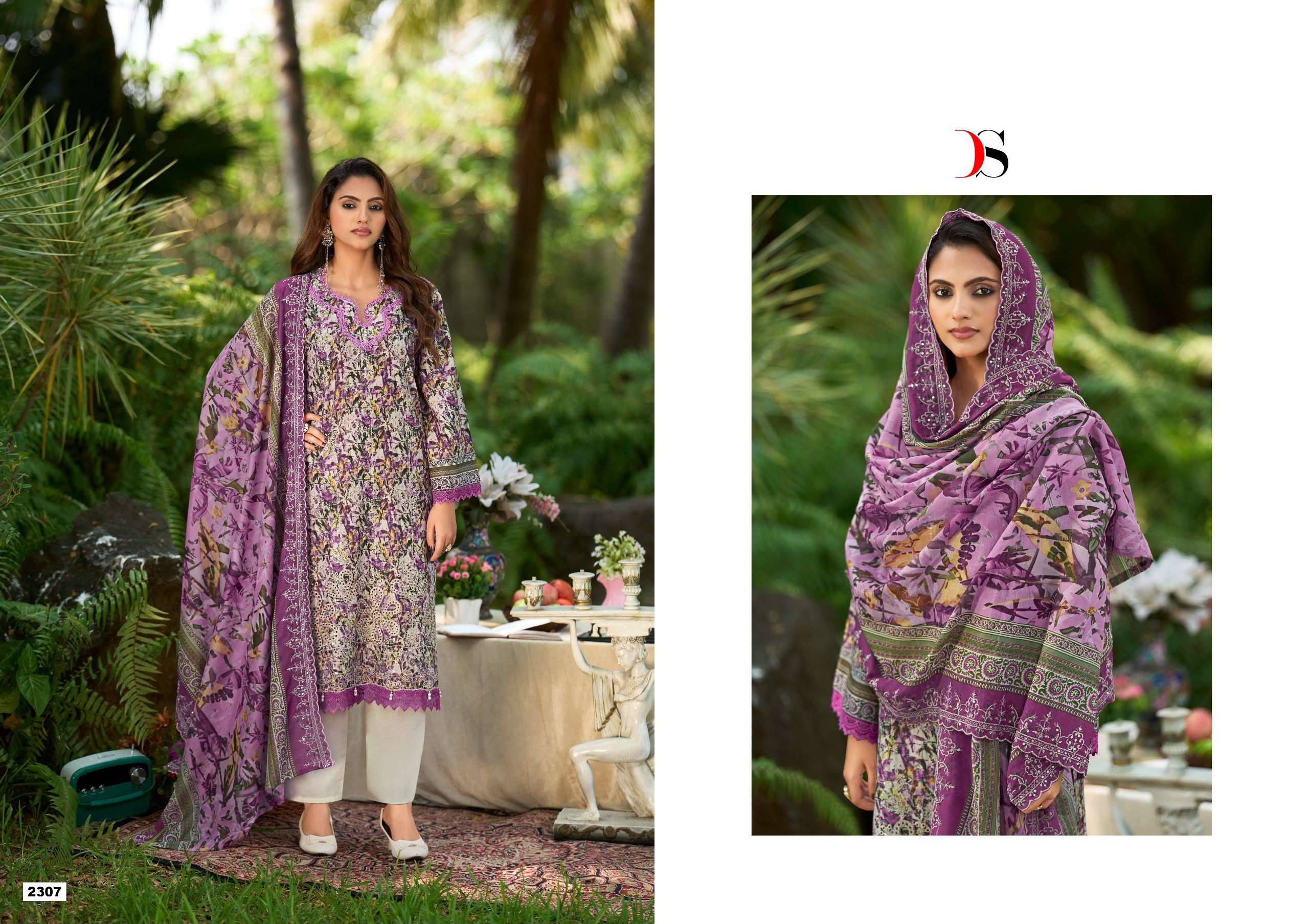 DEEPSY SUITS BIN SAEED LAWN COLLECTION VOL 23 COTTON EMBROIDERED DESIGNER PAKISTANI SUIT