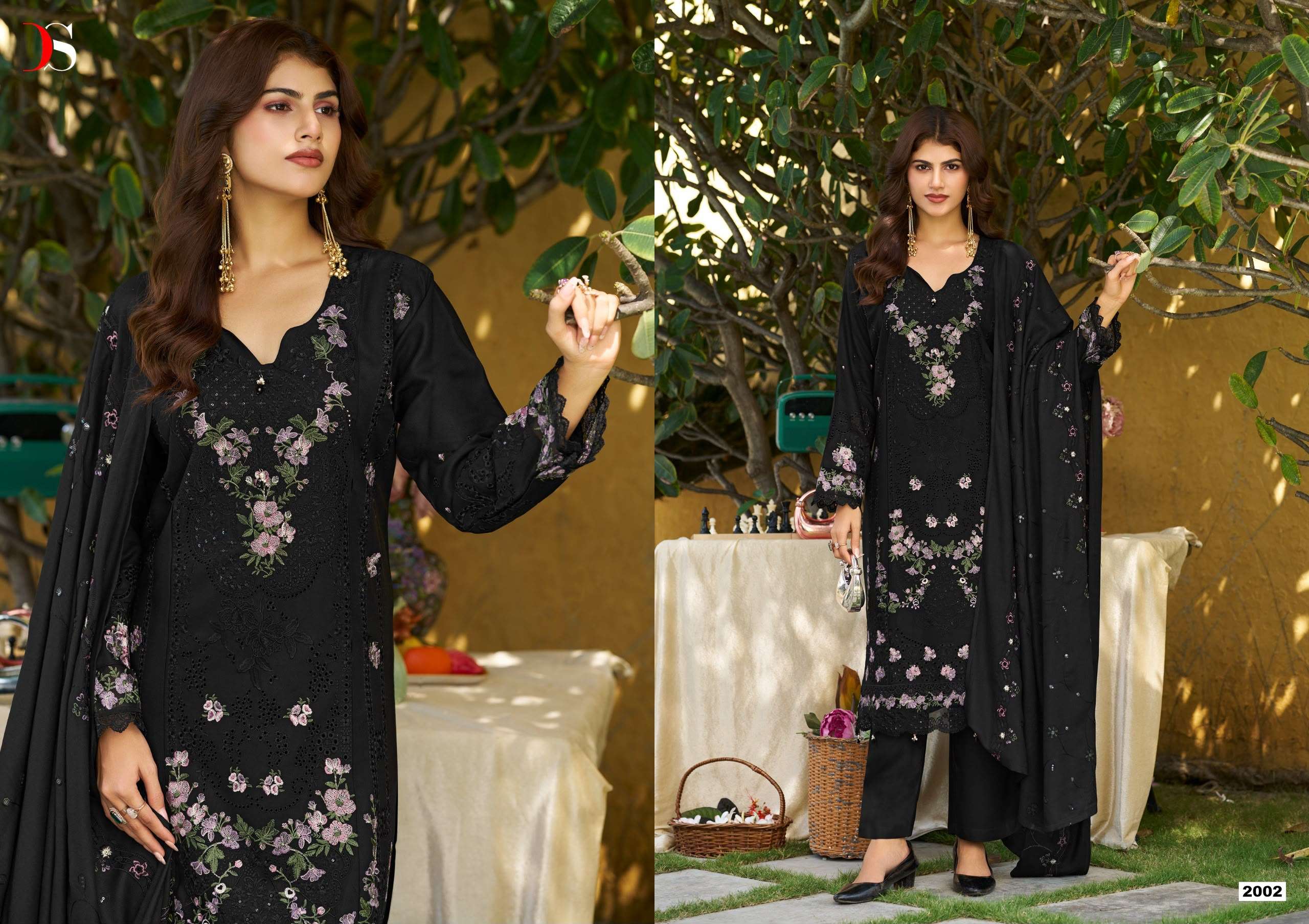 DEEPSY SUITS ELAF PASHMINA VOL 2 VISCOSE PASHMINA HEAVY DESIGNER WORK SUIT 