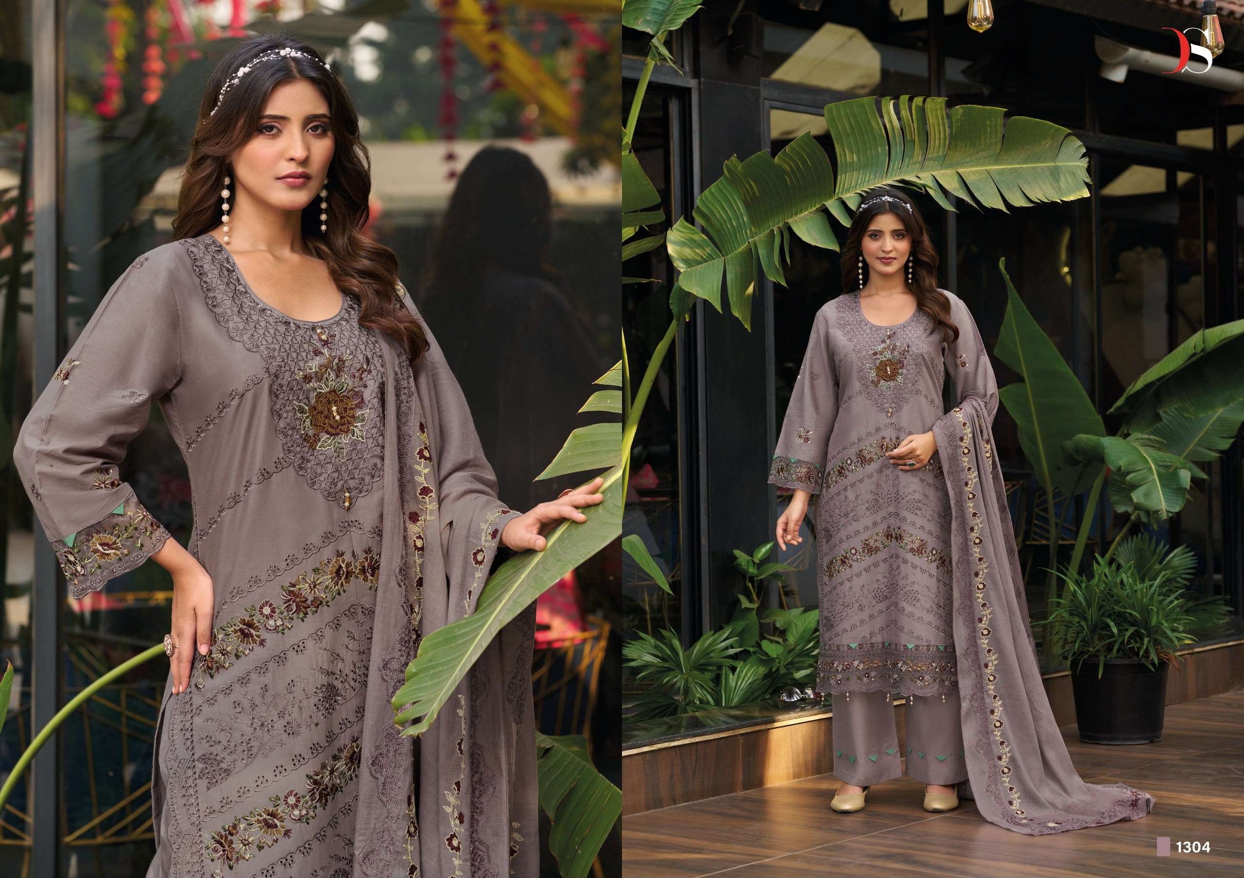 DEEPSY SUITS ELAF PREMIUM LUXURY LAWN COLLECTION VOL 13 COTTON EMBROIDERY DESIGNER WORKED SUIT 