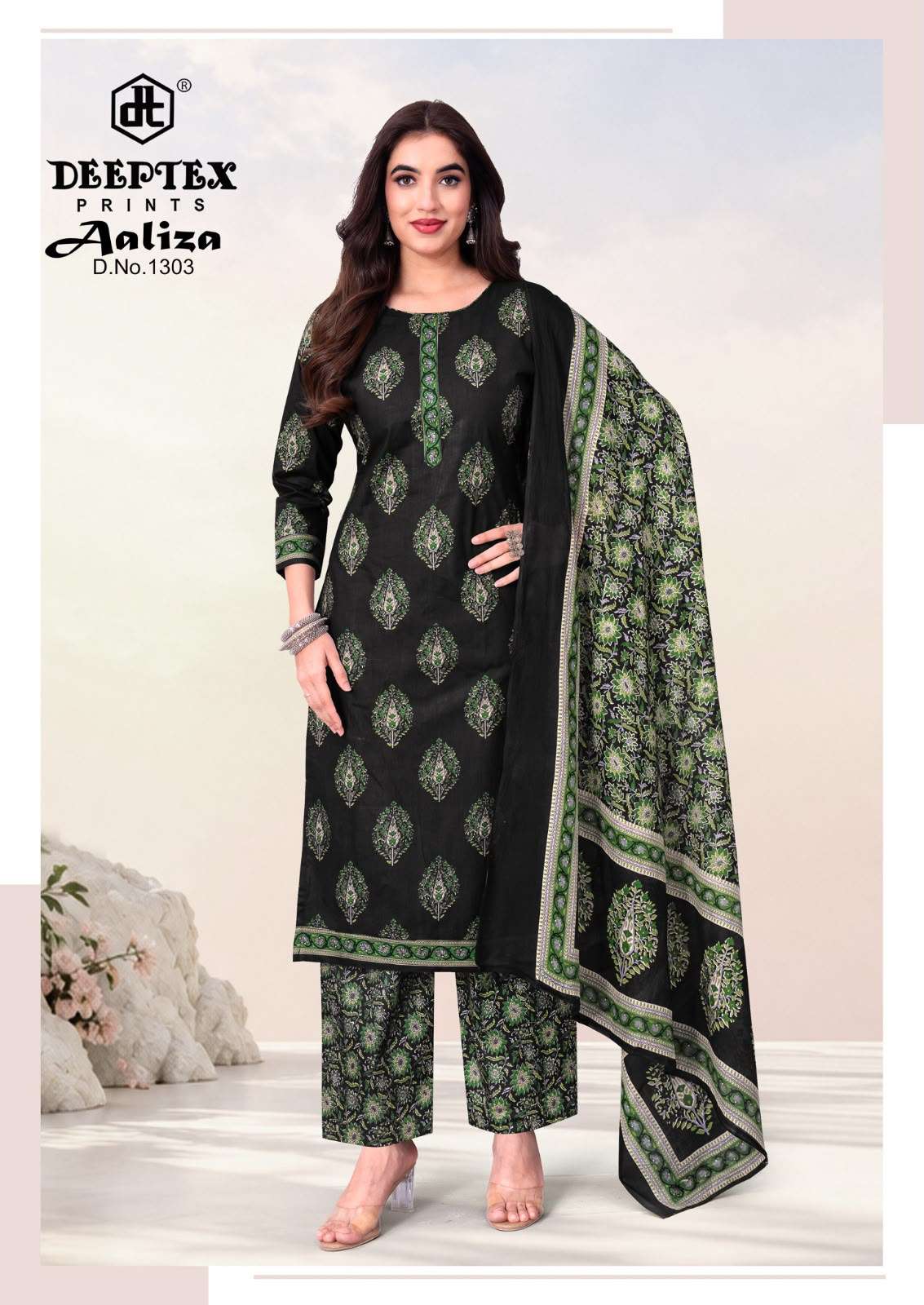 DEEPTEX PRINTS AALIZA VOL 13 COTTON PRINTED SALWAR SUIT