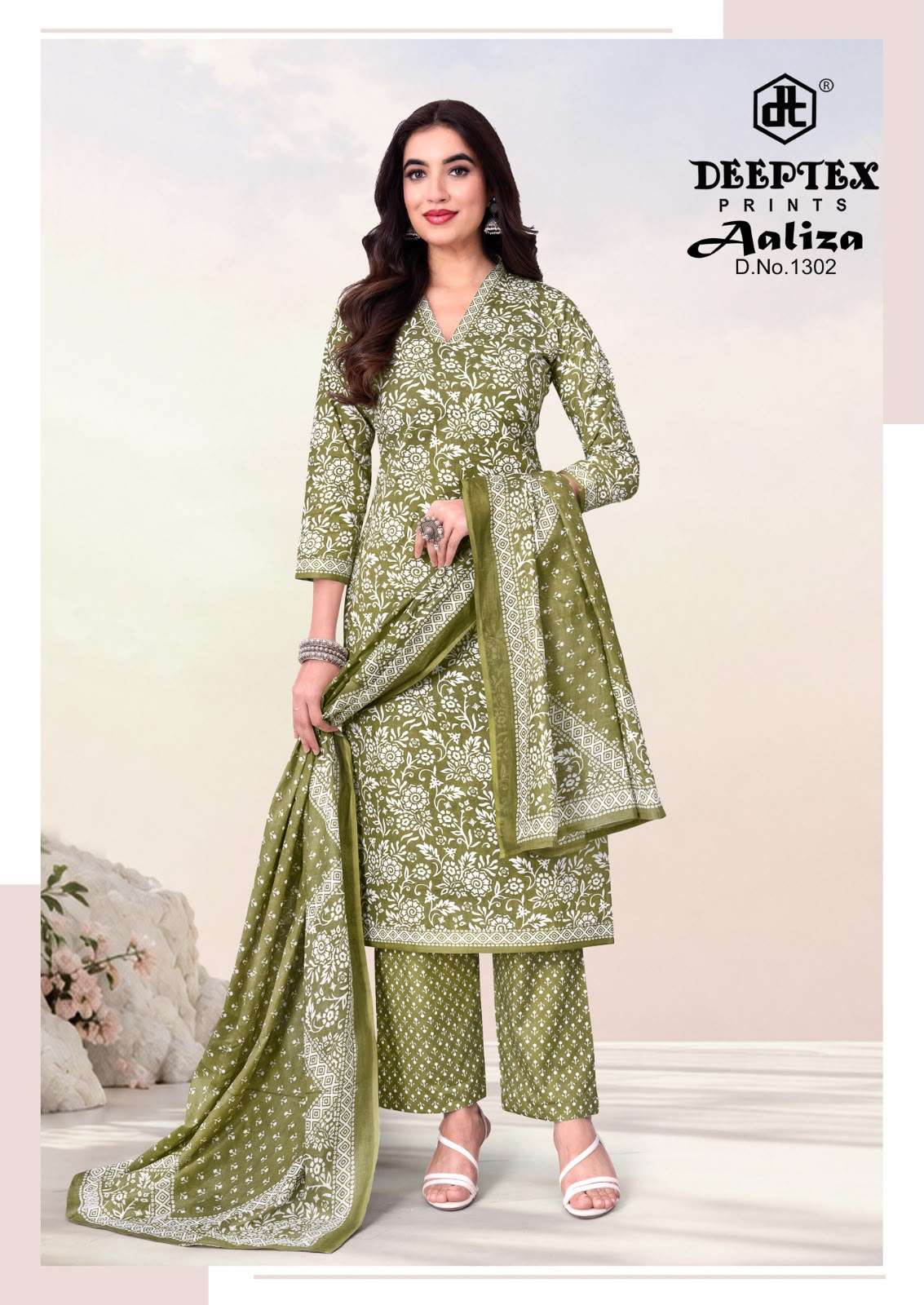 DEEPTEX PRINTS AALIZA VOL 13 COTTON PRINTED SALWAR SUIT