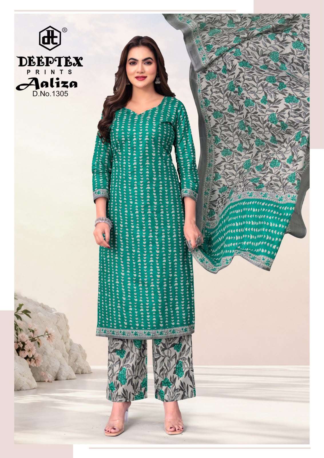 DEEPTEX PRINTS AALIZA VOL 13 COTTON PRINTED SALWAR SUIT