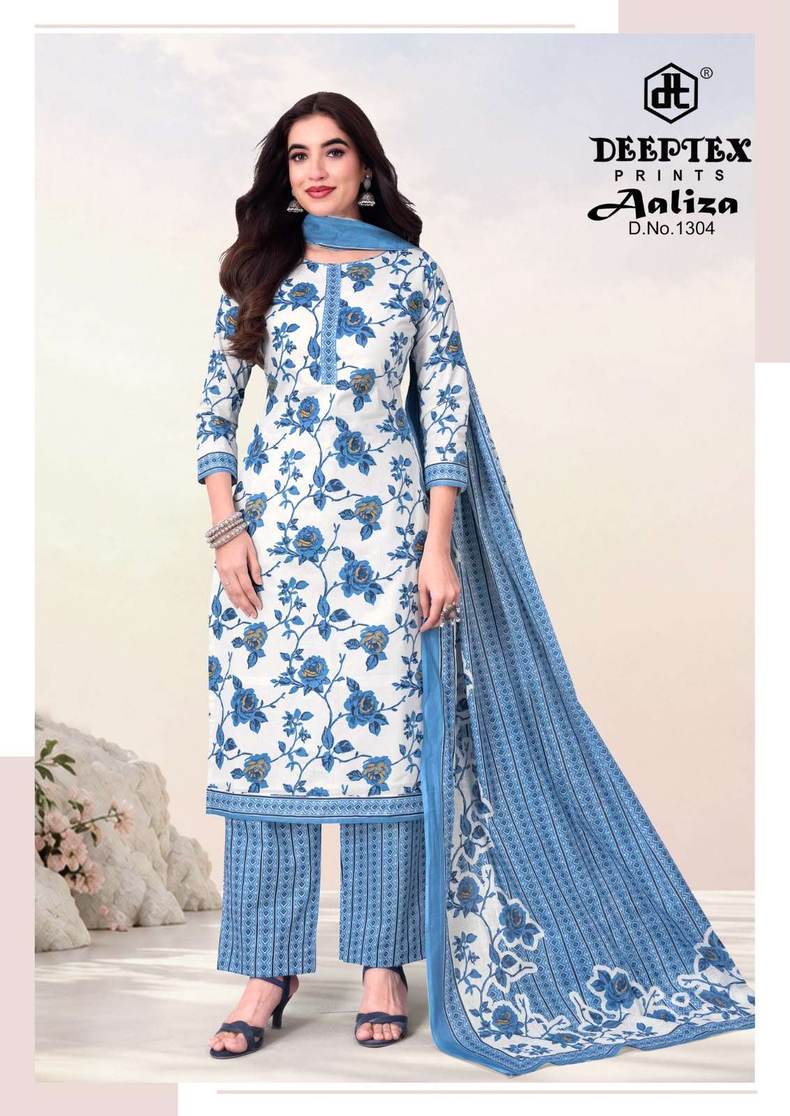DEEPTEX PRINTS AALIZA VOL 13 COTTON PRINTED SALWAR SUIT