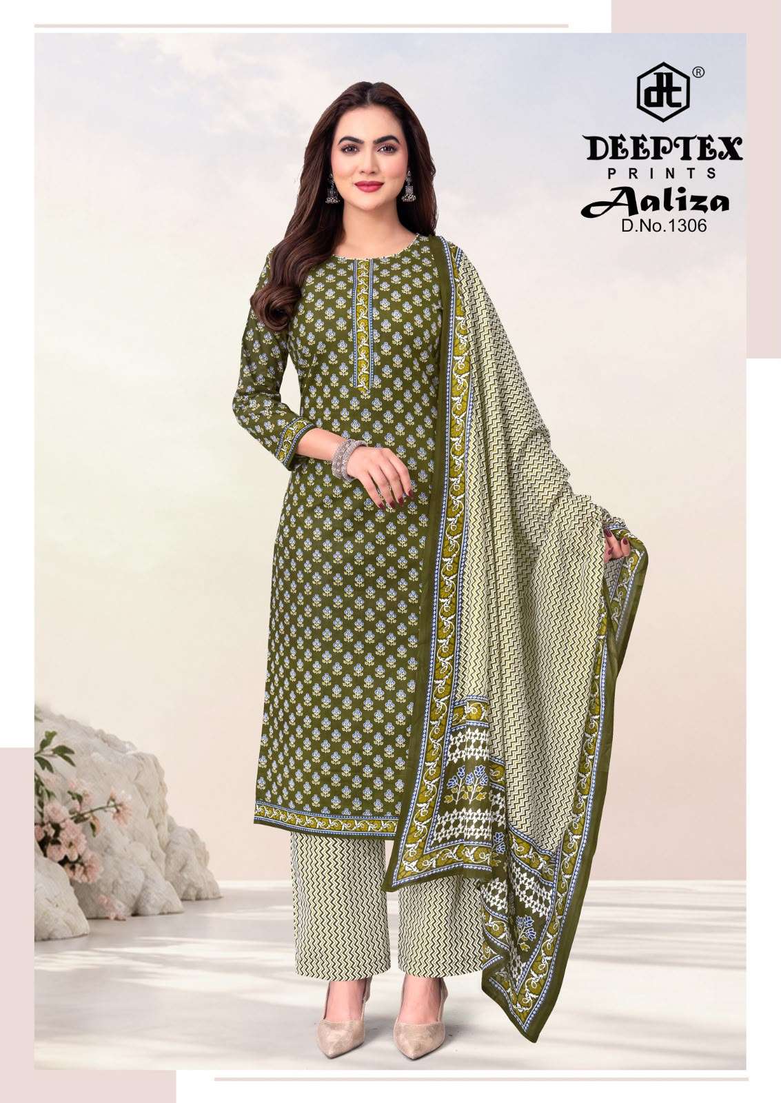 DEEPTEX PRINTS AALIZA VOL 13 COTTON PRINTED SALWAR SUIT