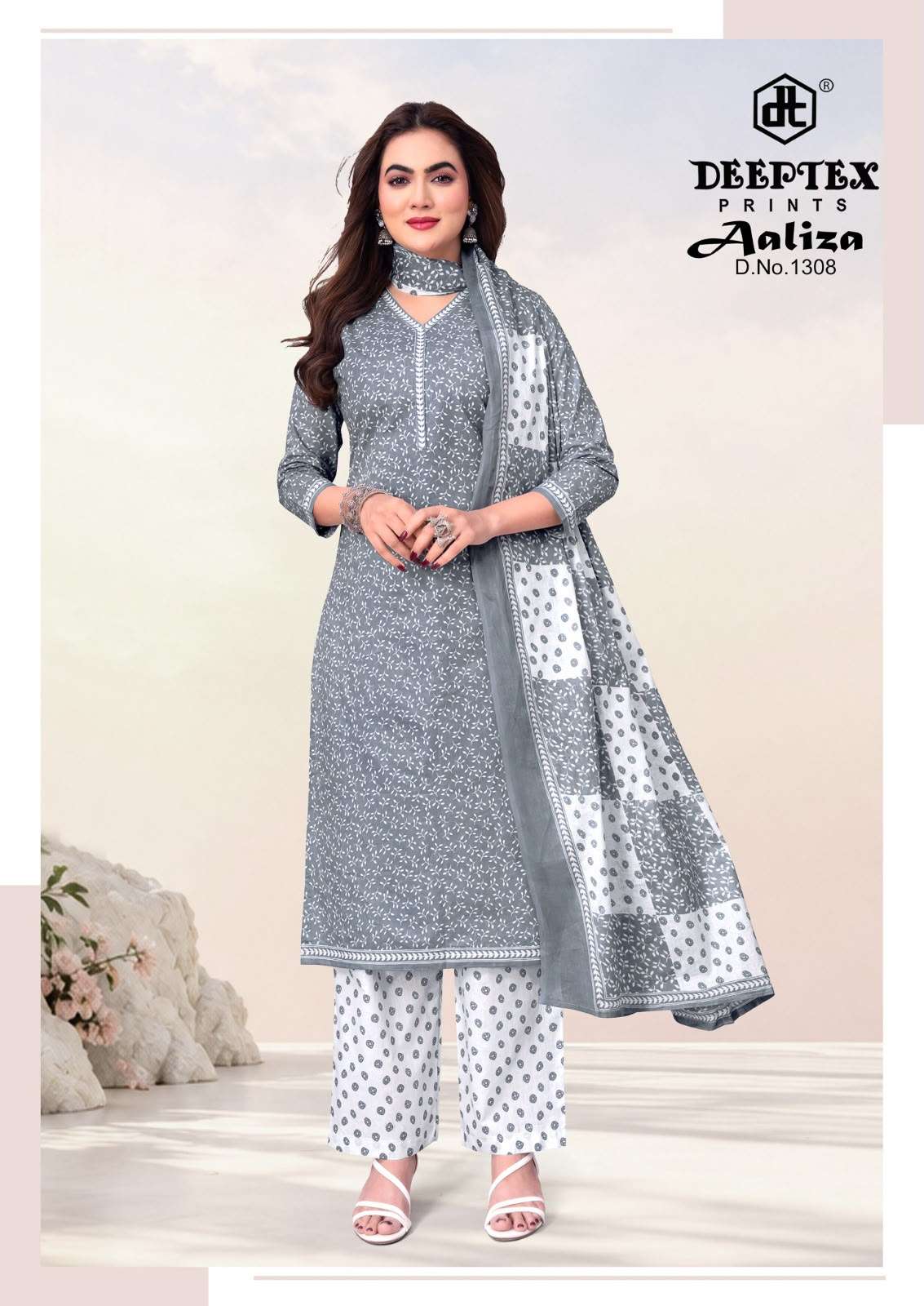 DEEPTEX PRINTS AALIZA VOL 13 COTTON PRINTED SALWAR SUIT