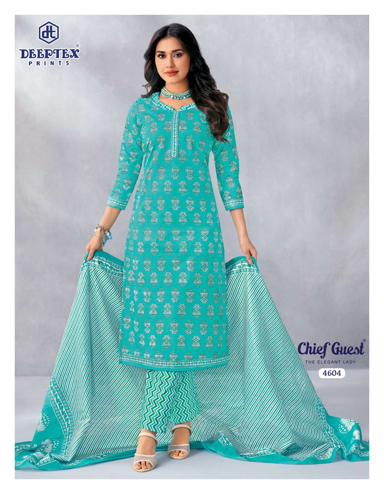 DEEPTEX PRINTS CHIEF GUEST VOL 46 COTTON PRINTED LADIES SALWAR SUIT 