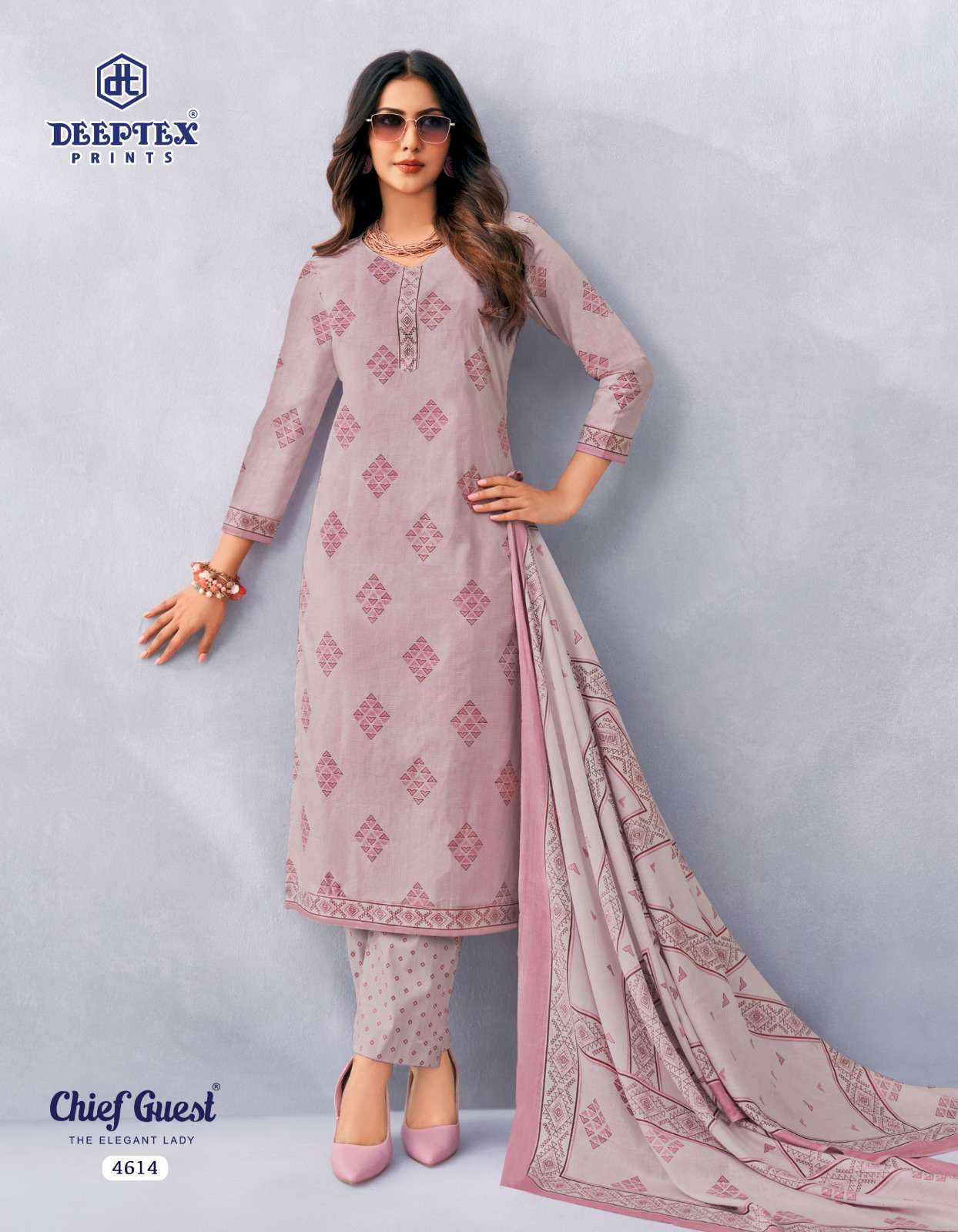 DEEPTEX PRINTS CHIEF GUEST VOL 46 COTTON PRINTED LADIES SALWAR SUIT 