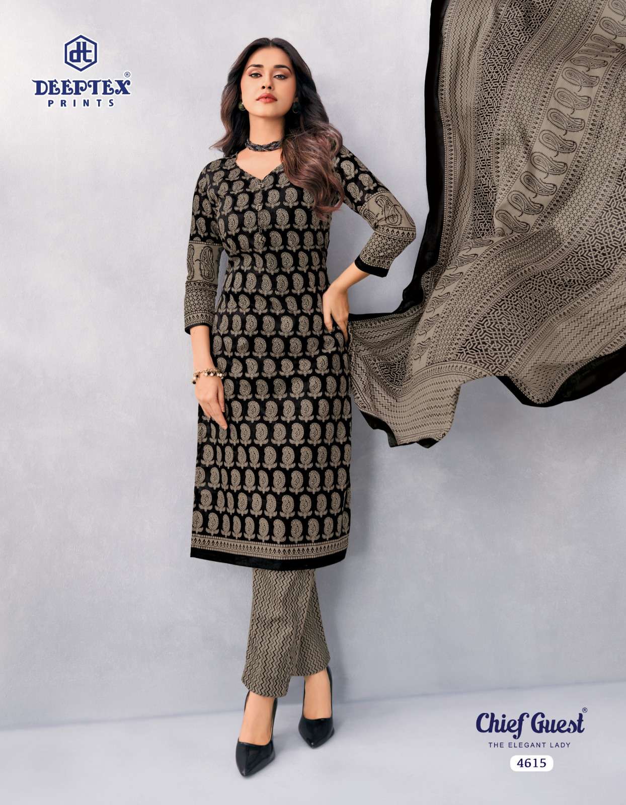 DEEPTEX PRINTS CHIEF GUEST VOL 46 COTTON PRINTED LADIES SALWAR SUIT 