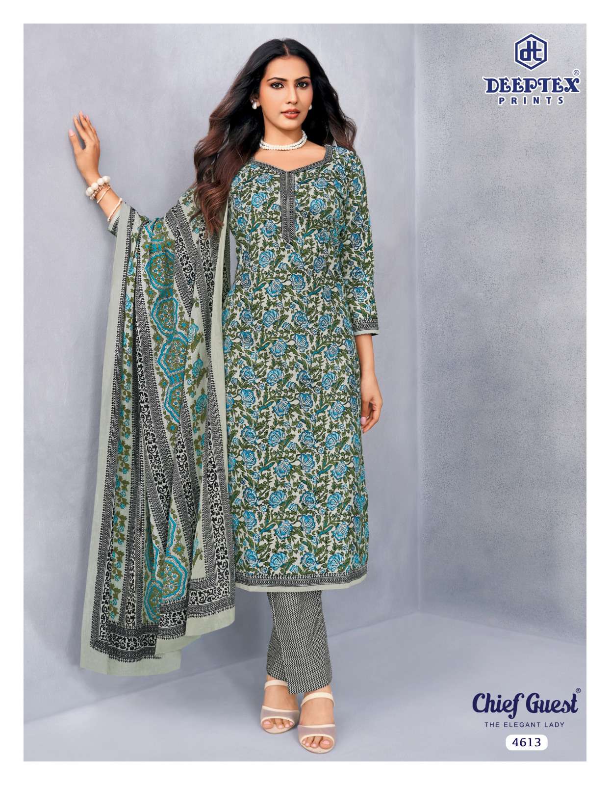 DEEPTEX PRINTS CHIEF GUEST VOL 46 COTTON PRINTED LADIES SALWAR SUIT 