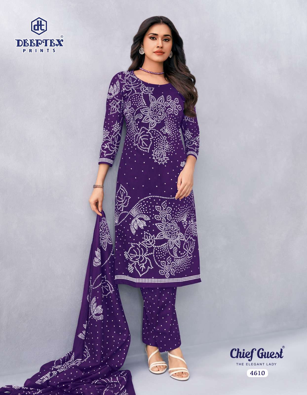 DEEPTEX PRINTS CHIEF GUEST VOL 46 COTTON PRINTED LADIES SALWAR SUIT 